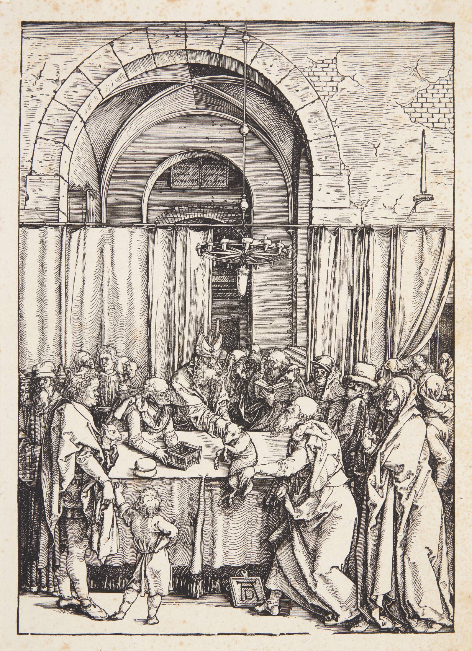 Affærdigelsen af Joakims offer, Albrecht Dürer, 1502-1505