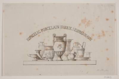Vignet til Den Kongelige Porcelænsfabrik København