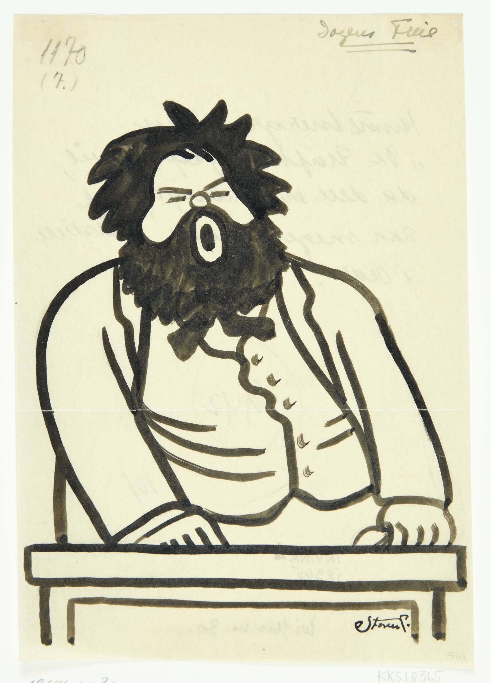 Blad til "Dagens flue", Storm Petersen, Robert, 1944
