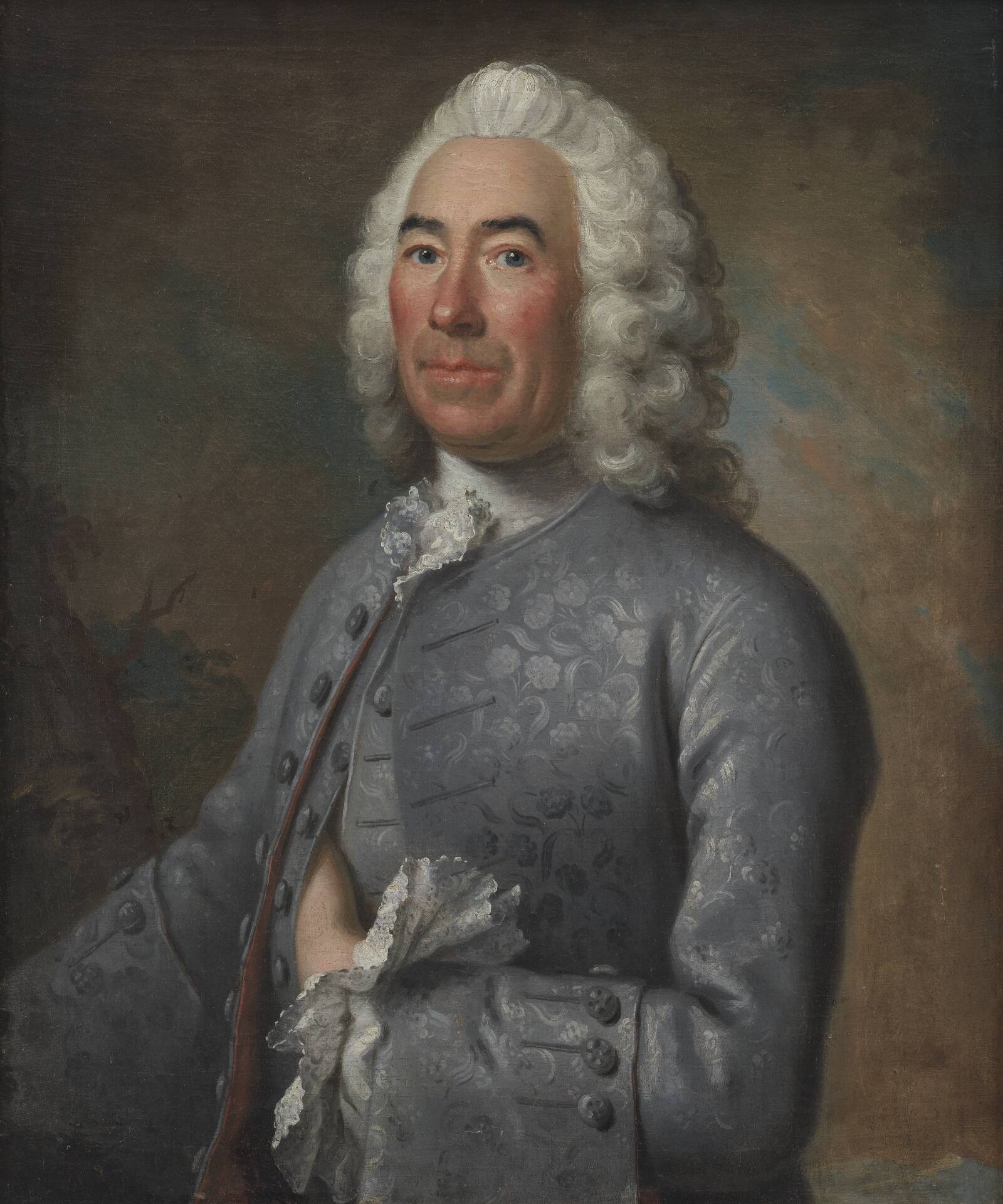 Portræt af en ældre herre, Johan Hörner, 1726-1763