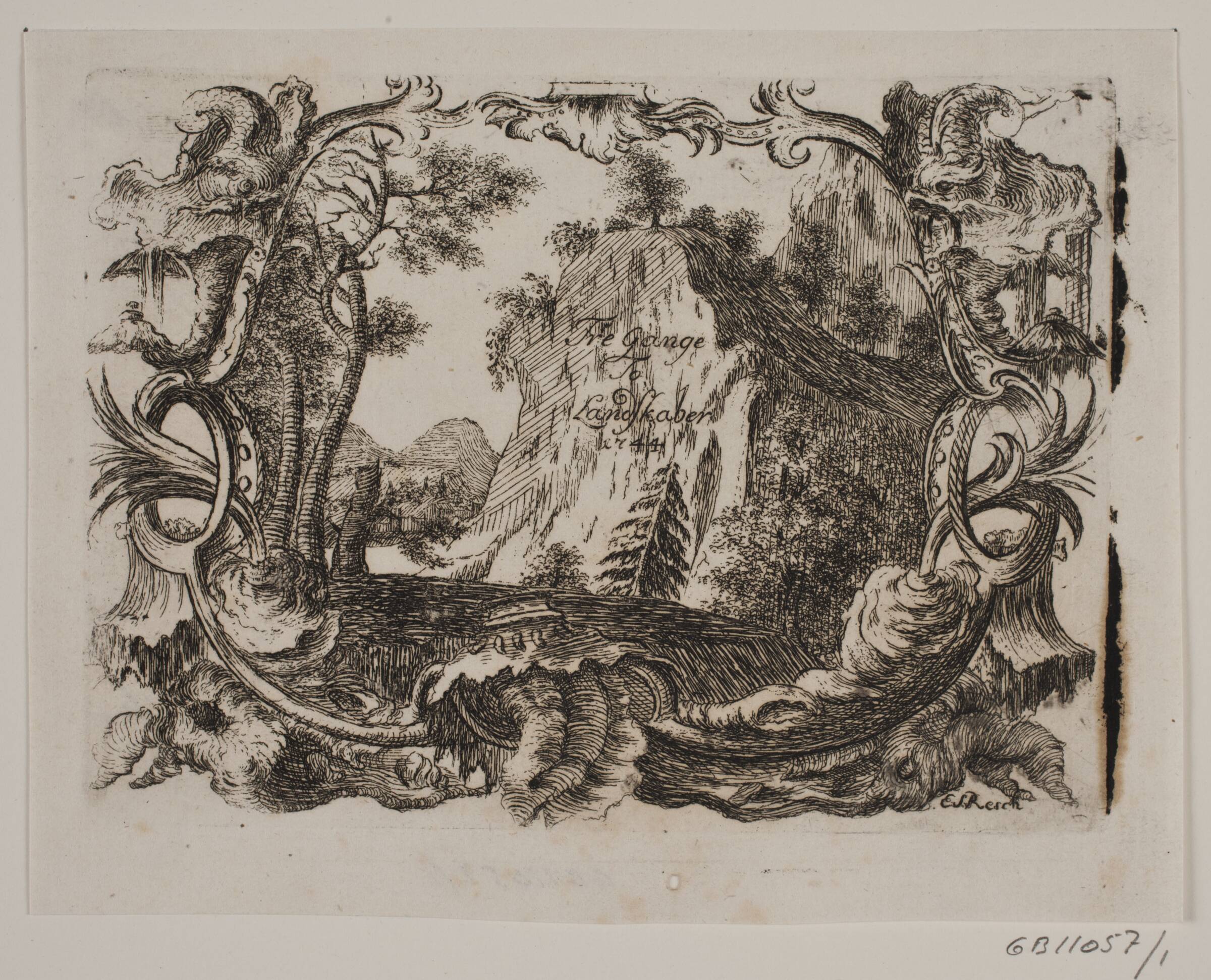 Titelblad, Erasmus Sigismund Resch, 1744