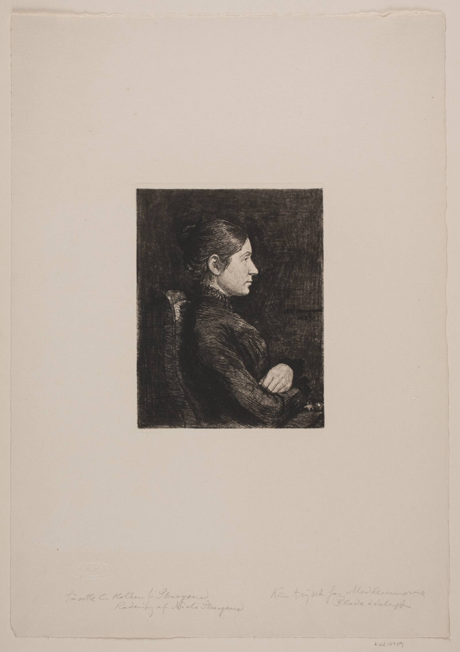 Faster Cathrine, Niels Skovgaard, 1884