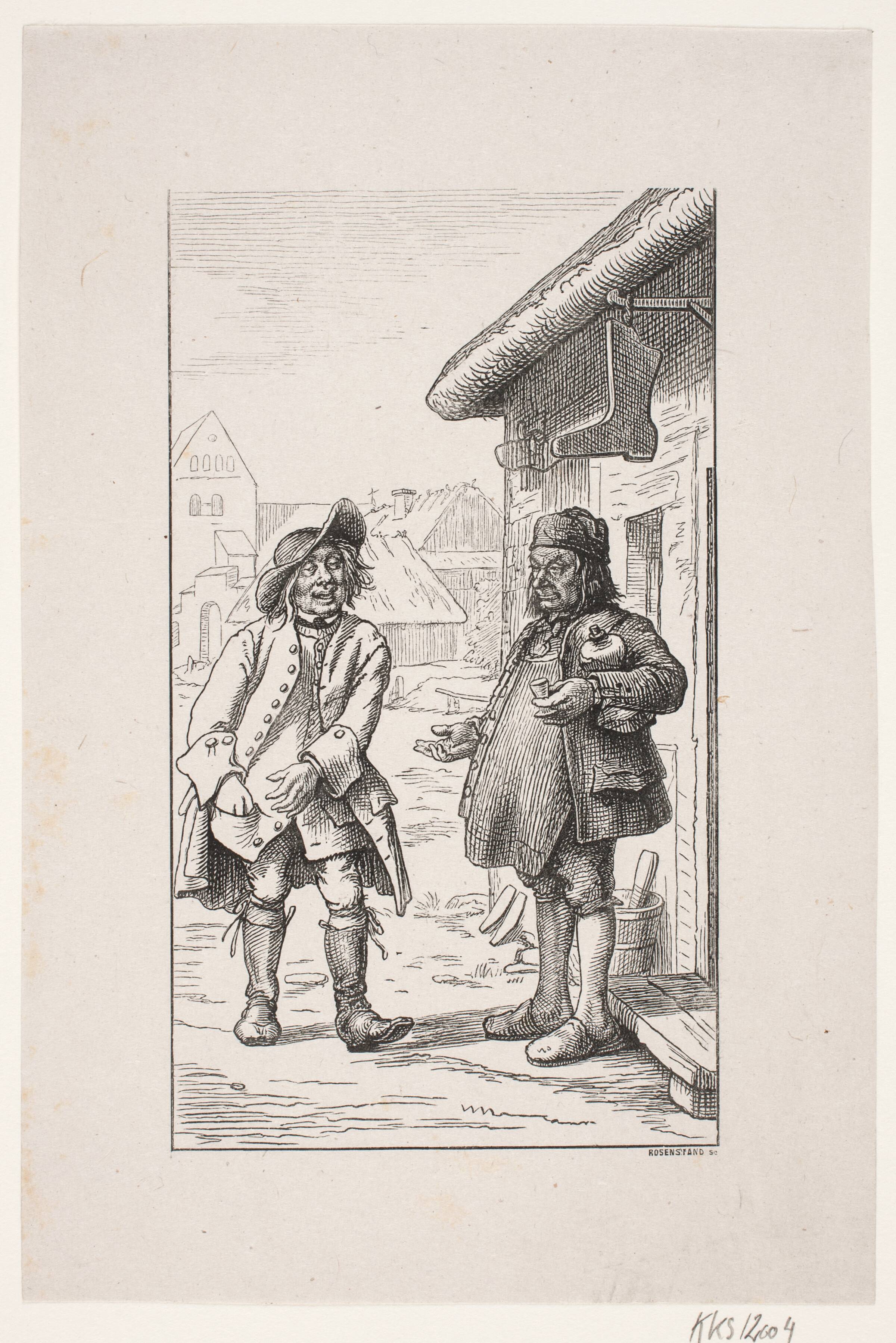 Holberg, Jeppe på Bjerget, Johan Frederik Rosenstand, 1820-1887