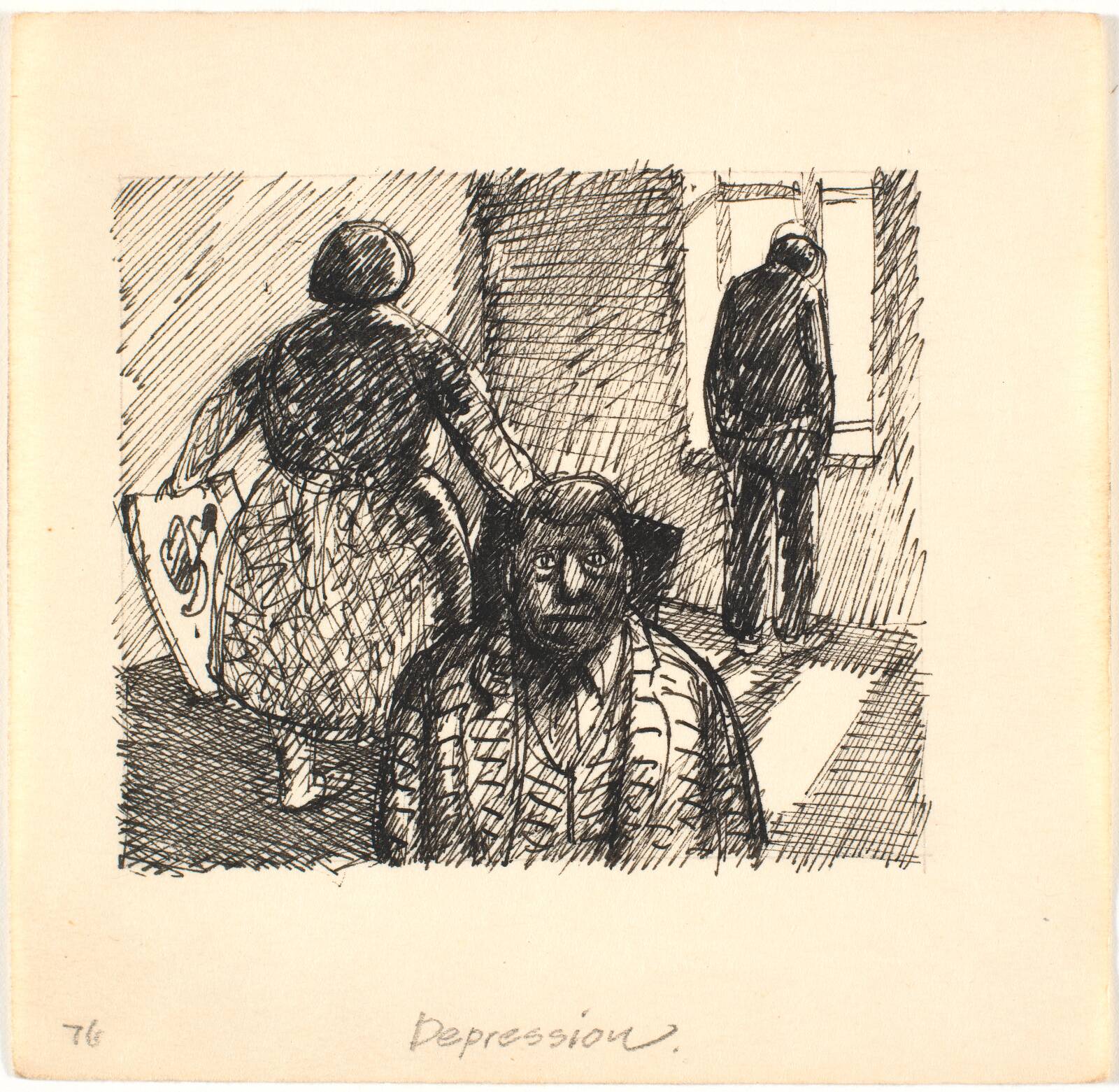 Depression, Palle Nielsen, 1949