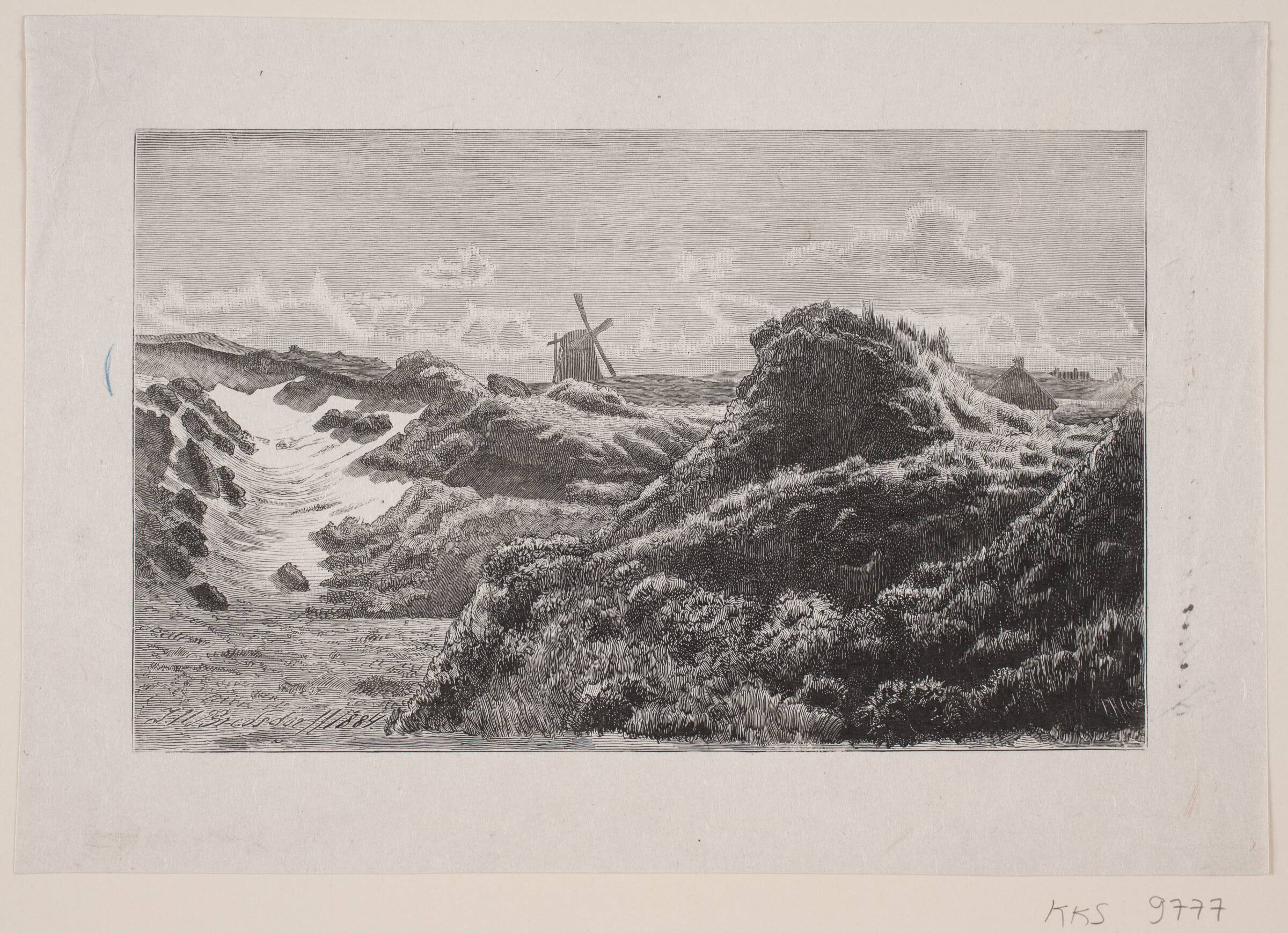 I klitbakkerne ved Lønstrup, W. S., 1884