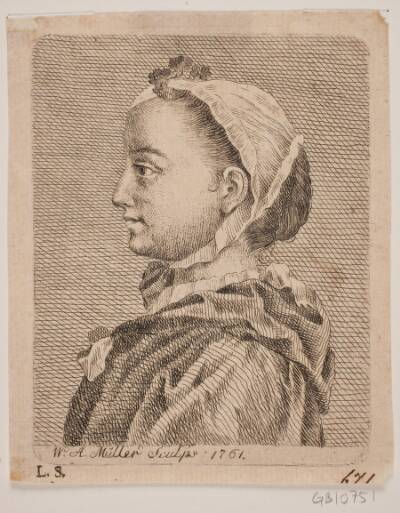En ung Dame i Profil