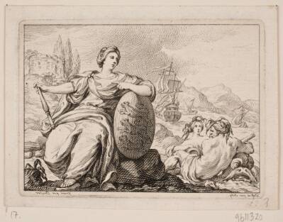 Vignet til P. H. Mallet: Histoire de Danemarc I, 1758