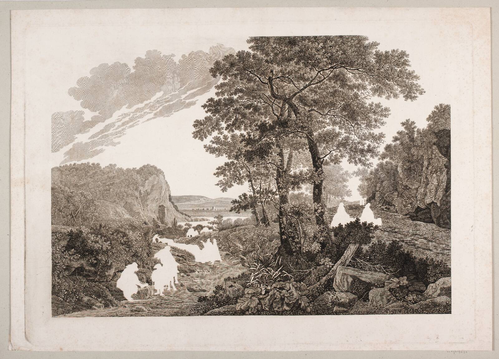Italia, Søren Henrik Petersen, 1832