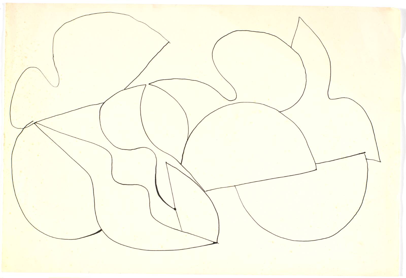 Botanisk-geometrisk figuration, Richard Mortensen, 1938-1940