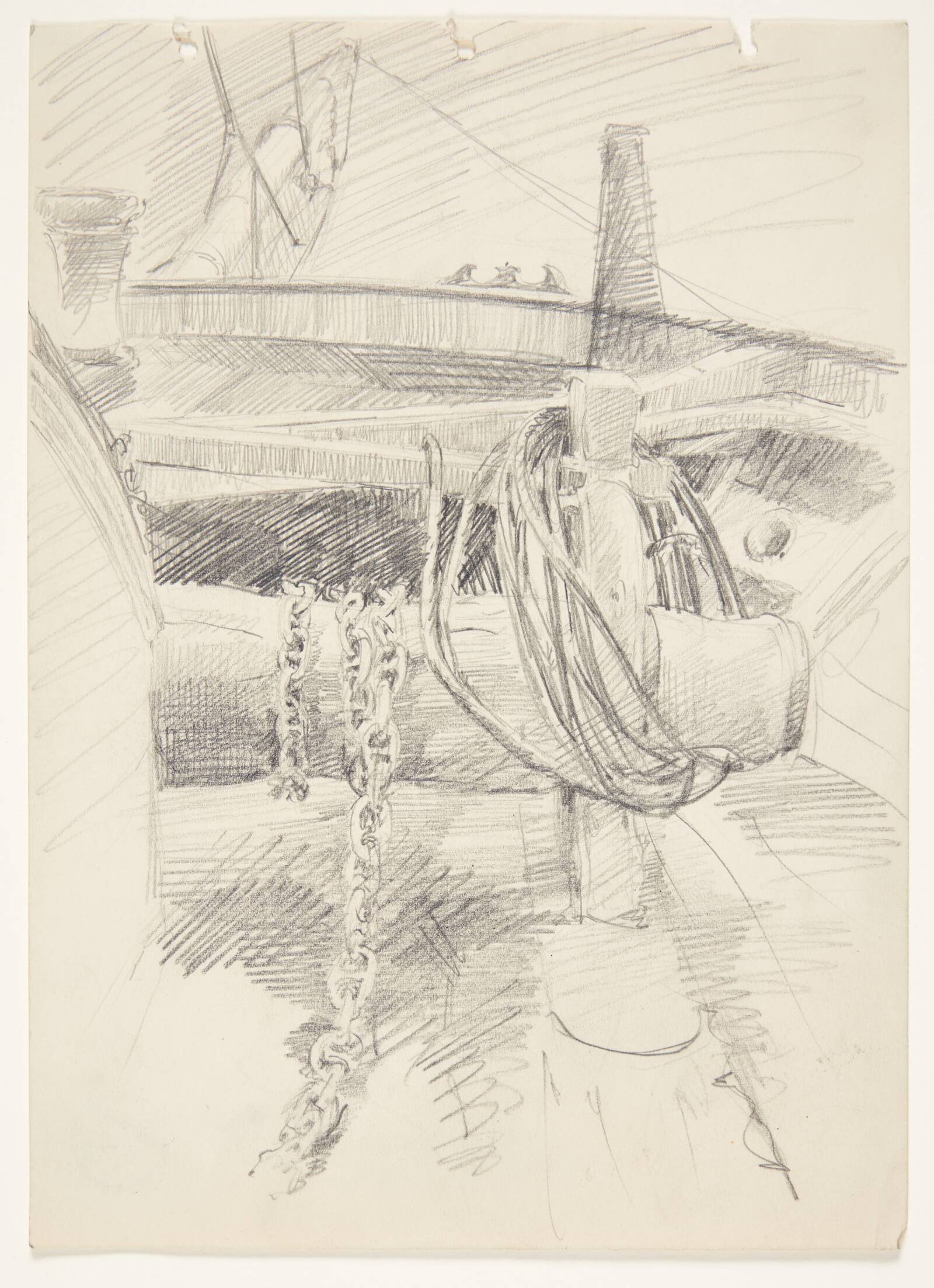 Skibsdæk, Aksel Jørgensen, 1946