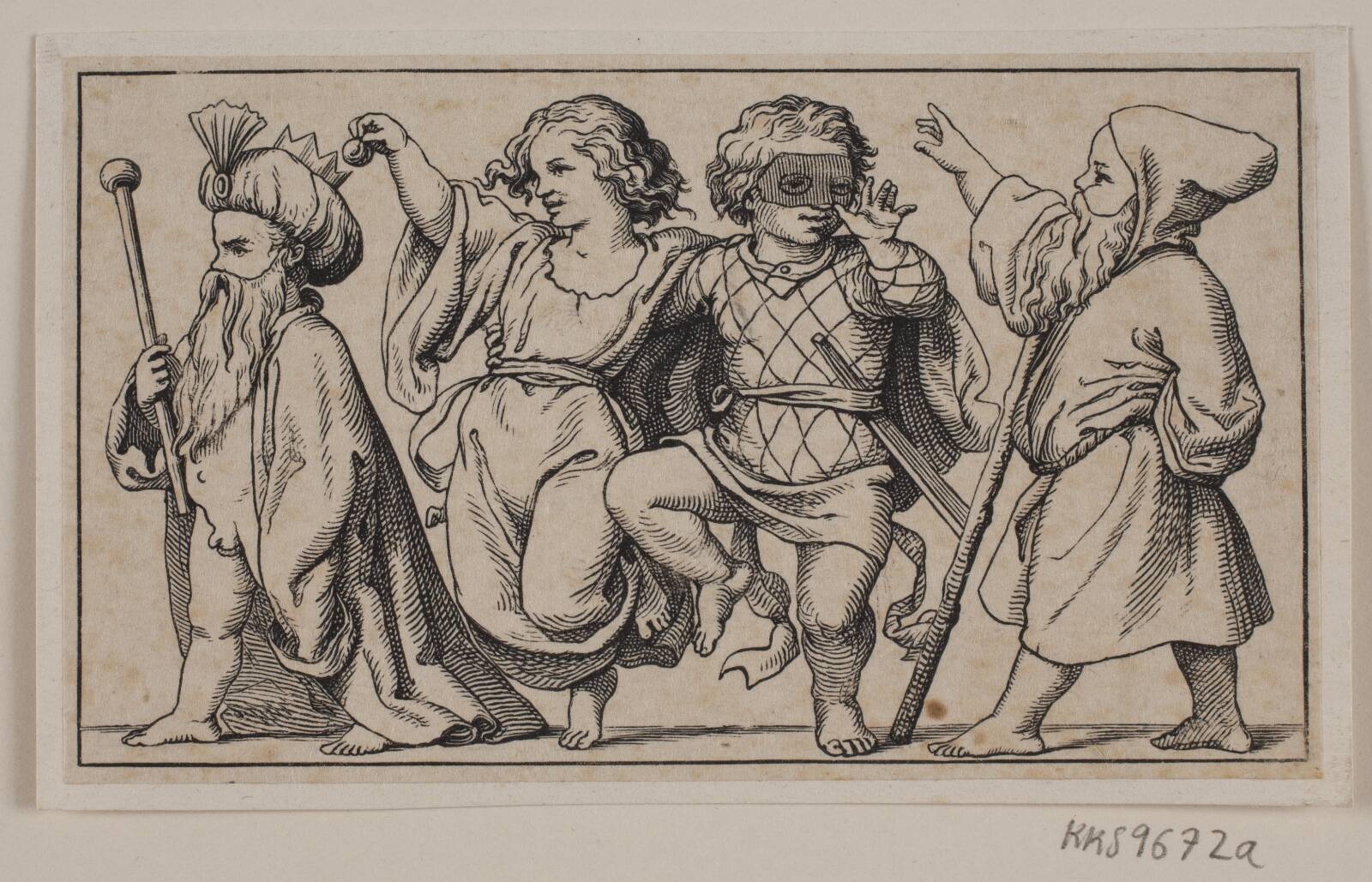 Februar. Månedsbillede, H.C. Henneberg, 1847