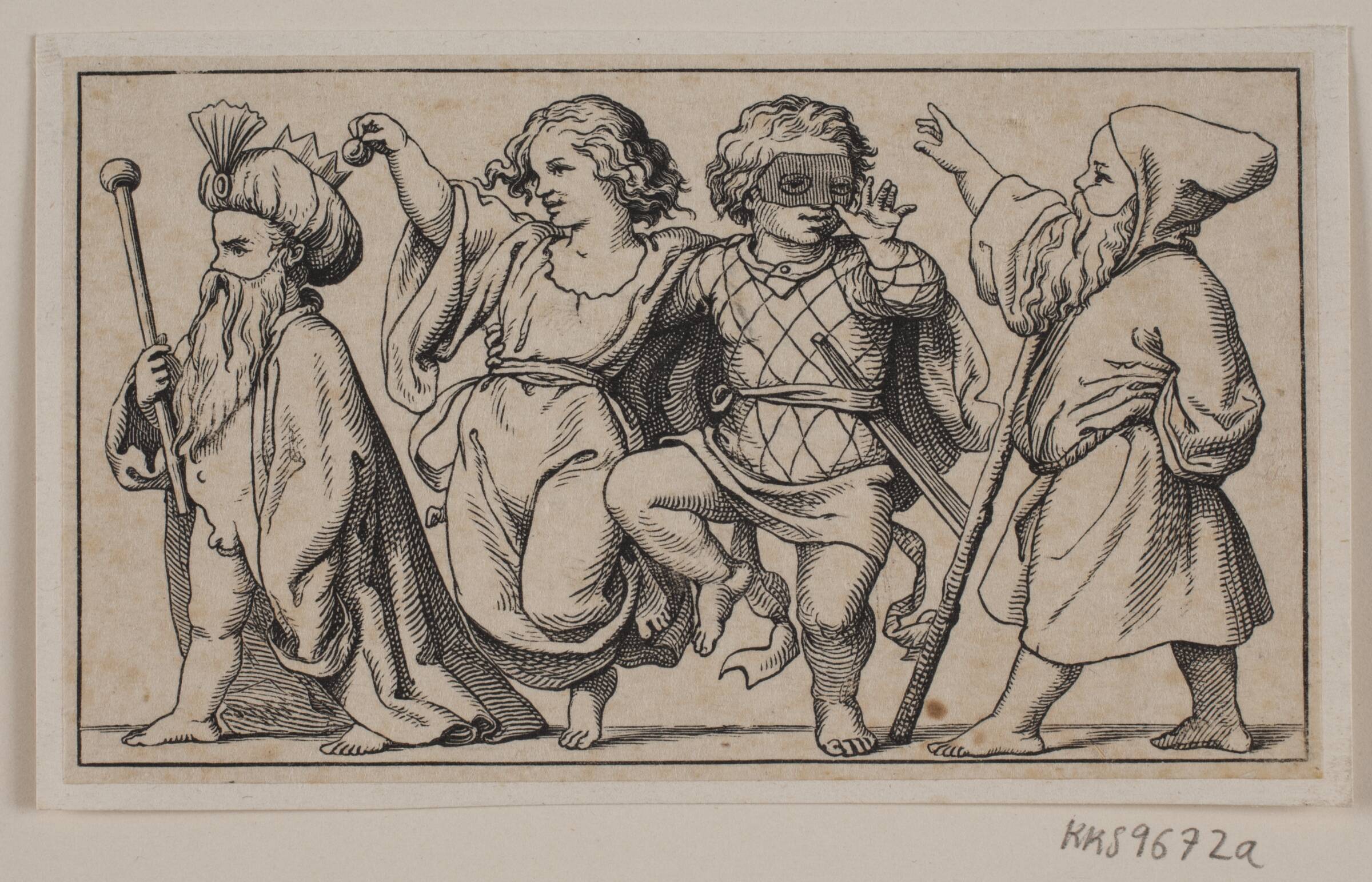 Februar. Månedsbillede, H.C. Henneberg, 1847