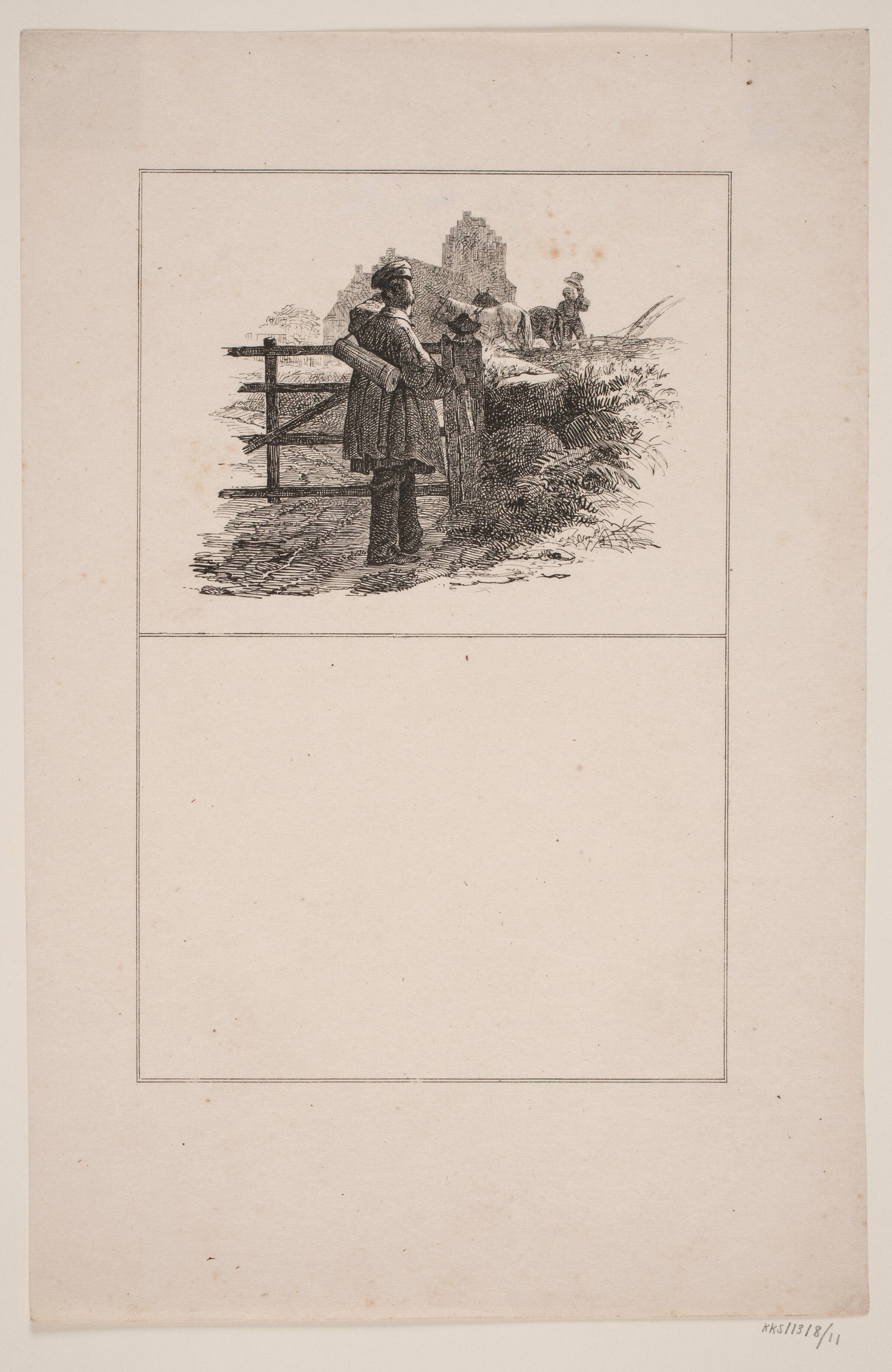 Aftenstunden, Adolph Kittendorff, 1845