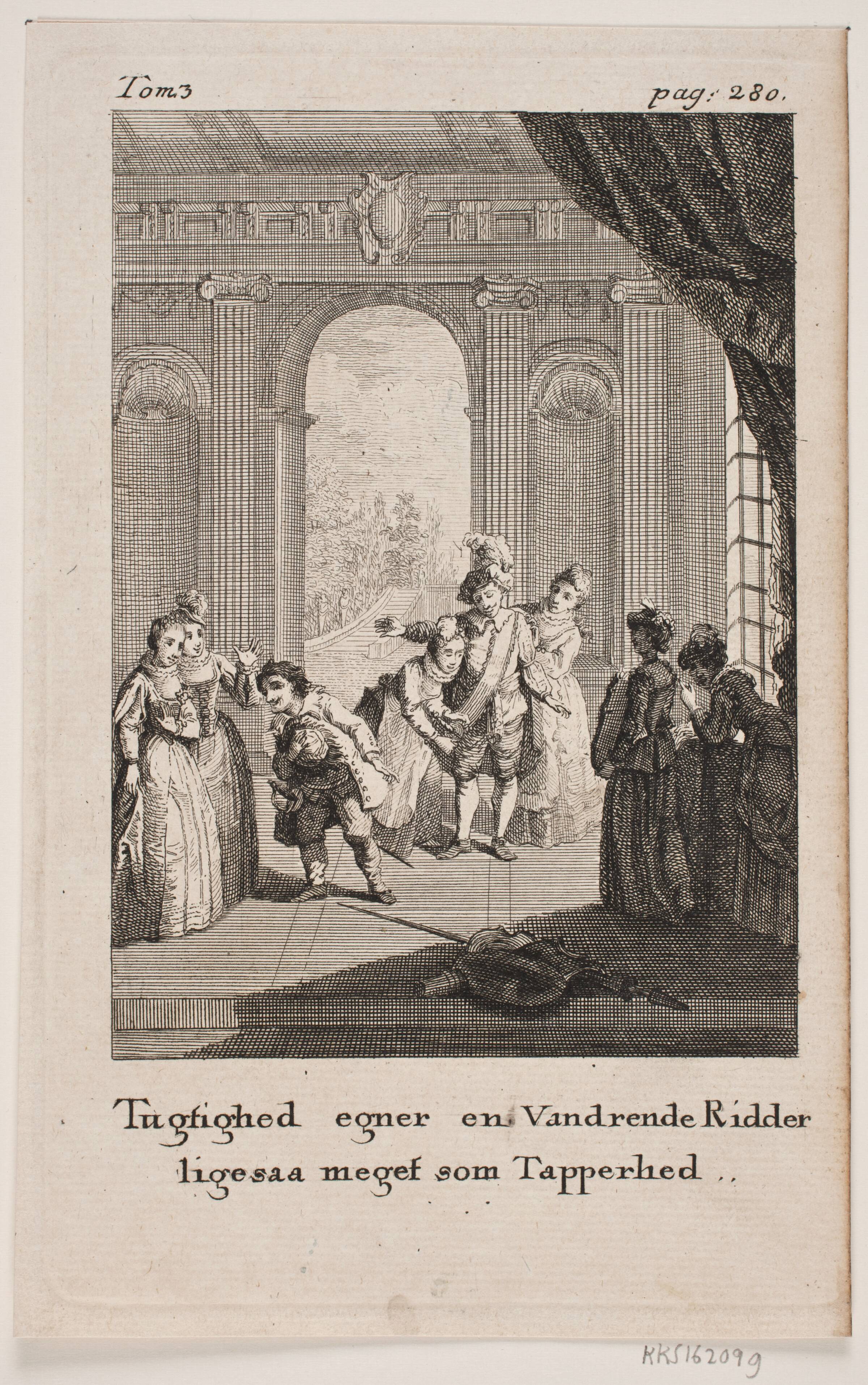 Illustration til Don Quixote, Georg Haas, 1776-1777