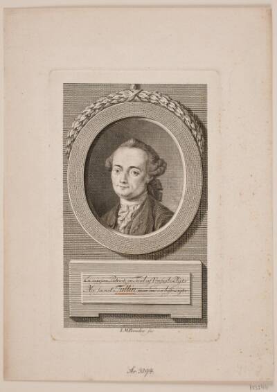 Christian Braunmann Tullin. Titelkobber til hans samlede skrifter