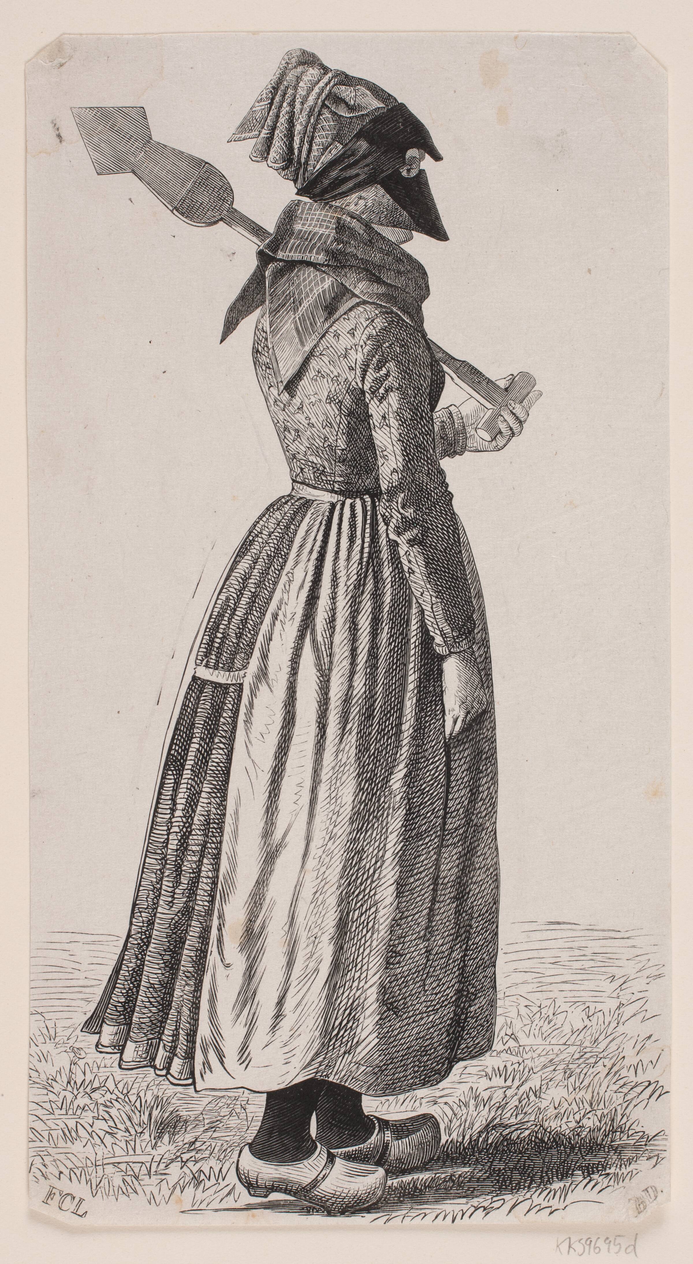 Grøftegraverske fra Fanø, Balzer Dahl, 1825-1893
