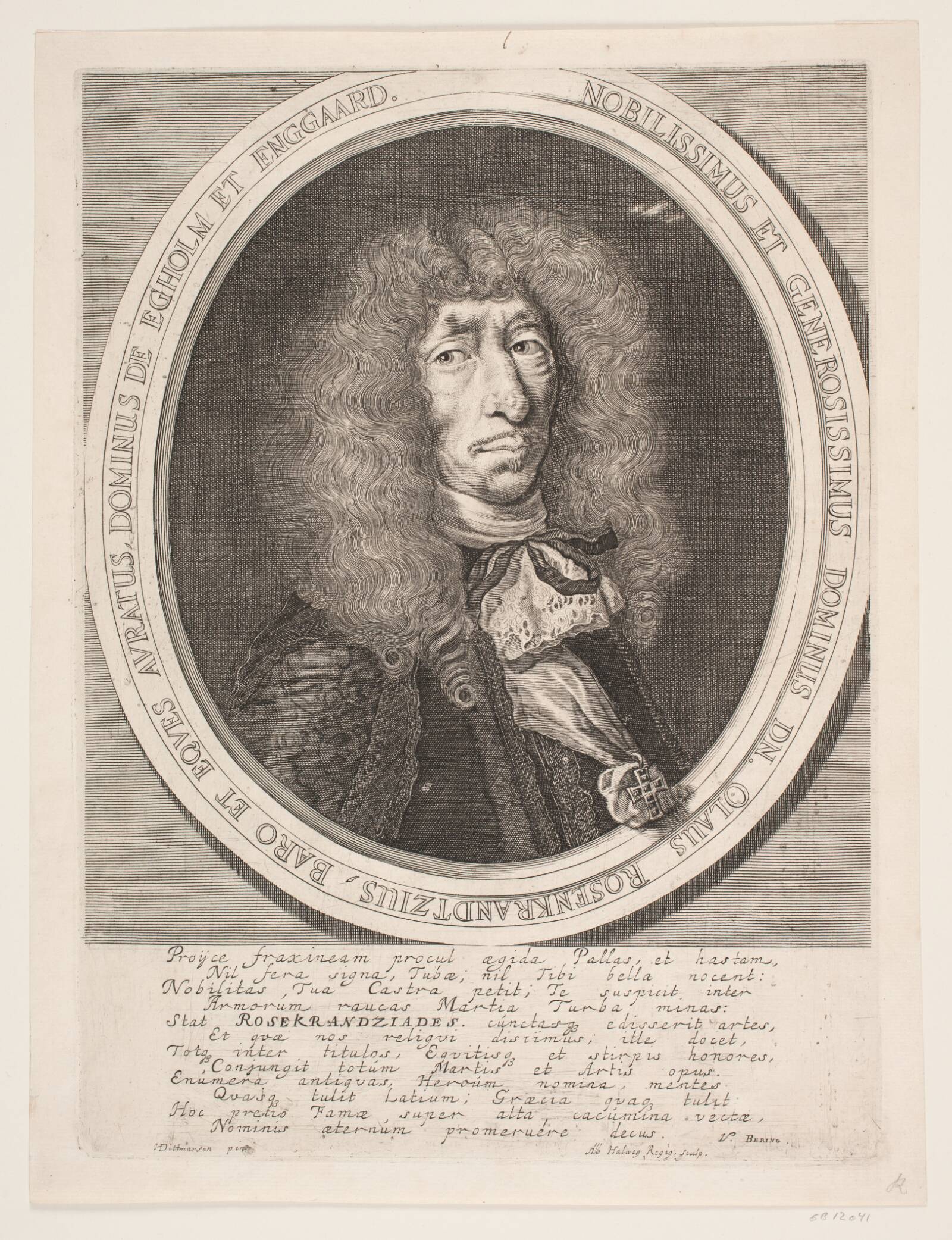 Oluf Rosenkrantz, Albert Haelwegh, 1671-1672
