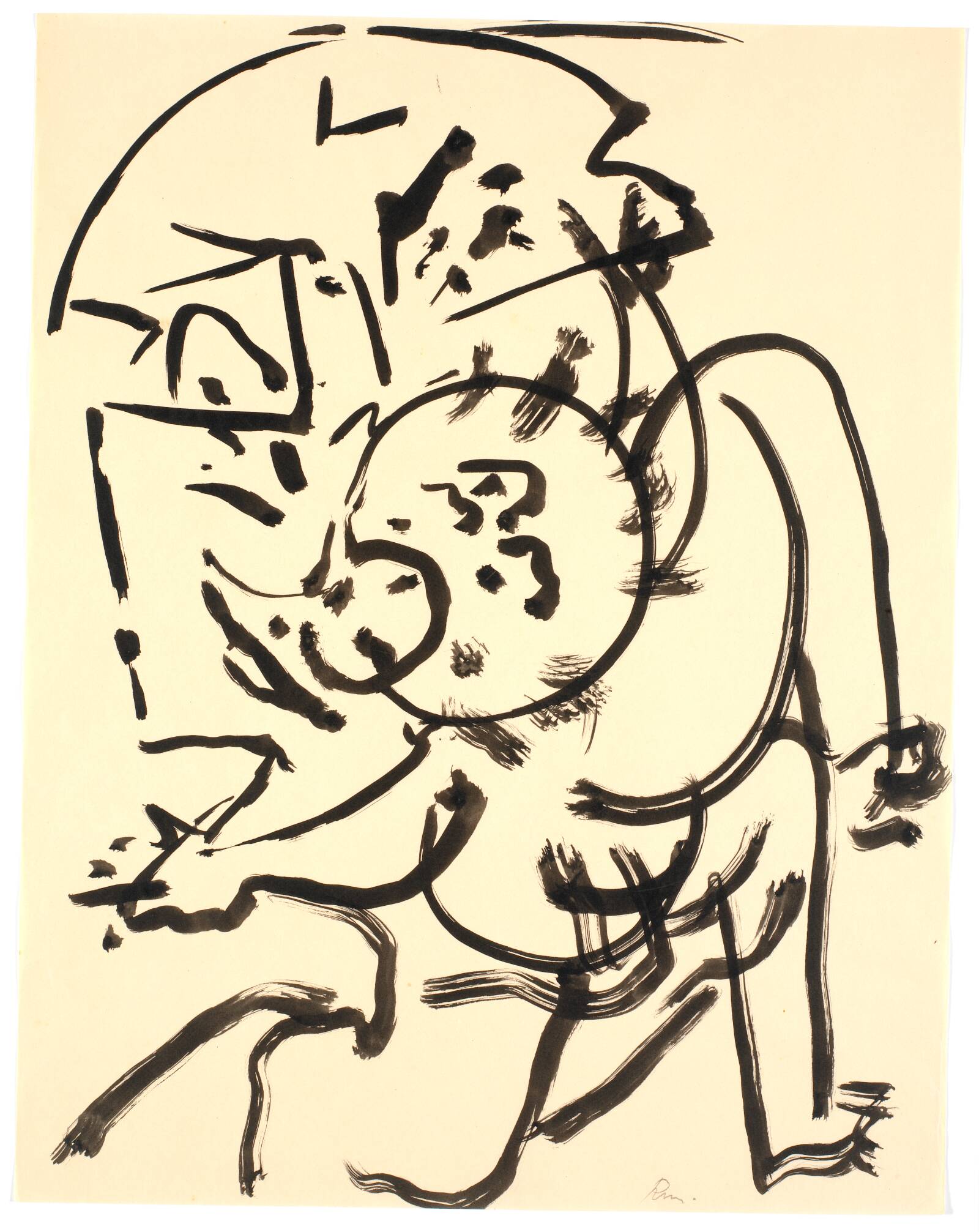 Mor-barn figur, Richard Mortensen, 1942-1944