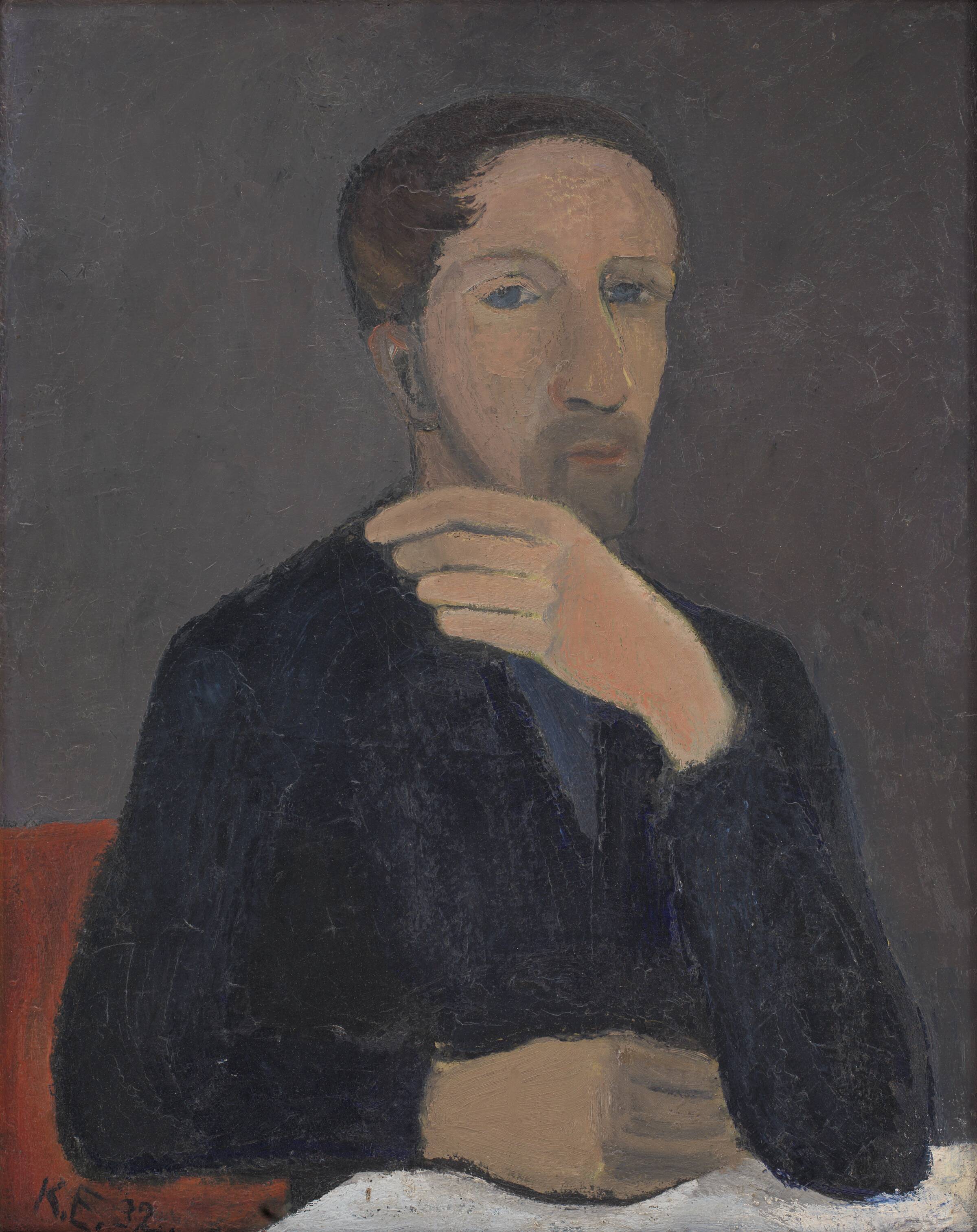 Selvportræt, Kaj Ejstrup, 1932