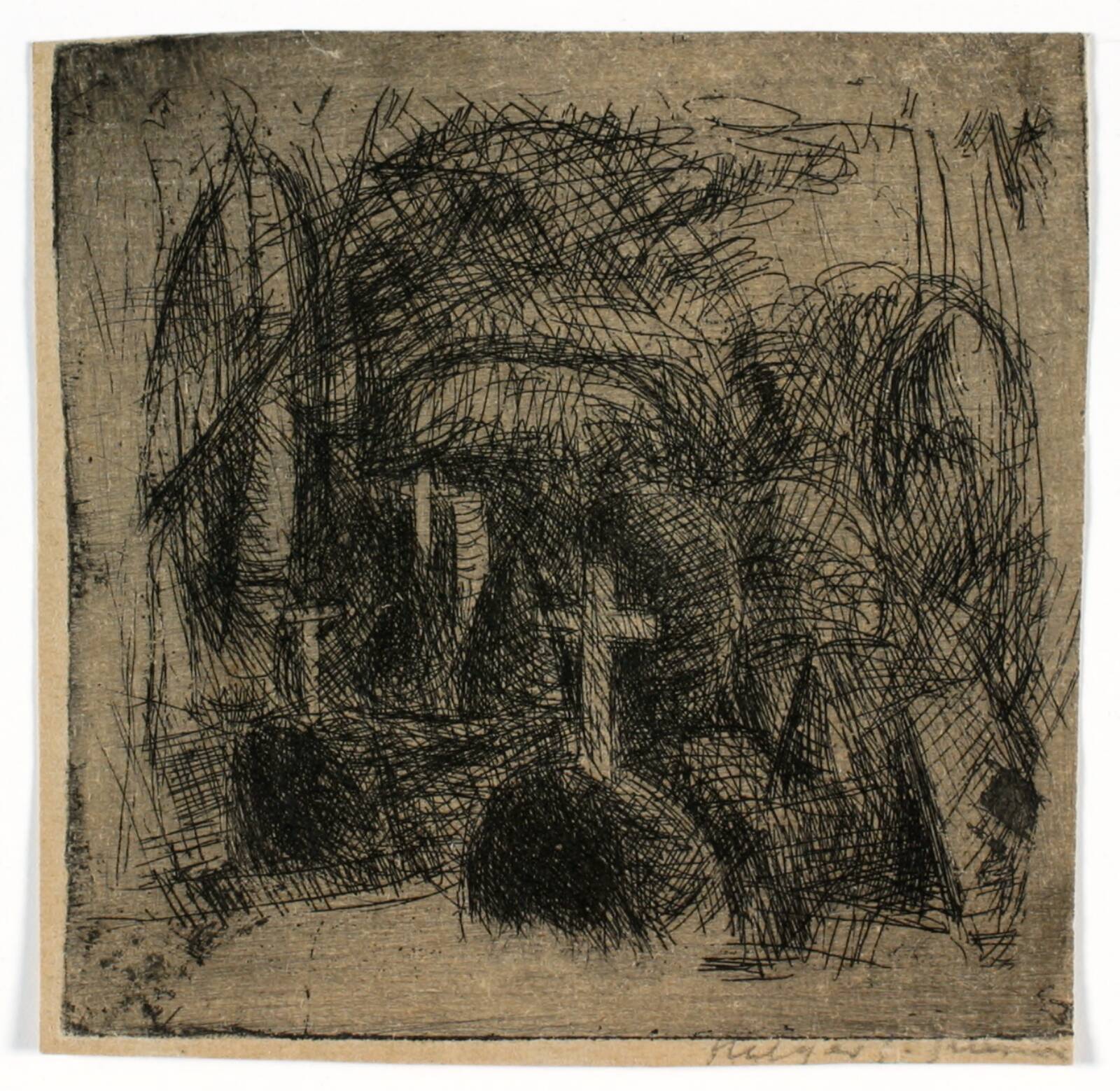 Kirkegård, Holger J. Jensen, 1927-1929