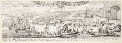 Dronningens ankomst til London. "Aqua Triumphalis"