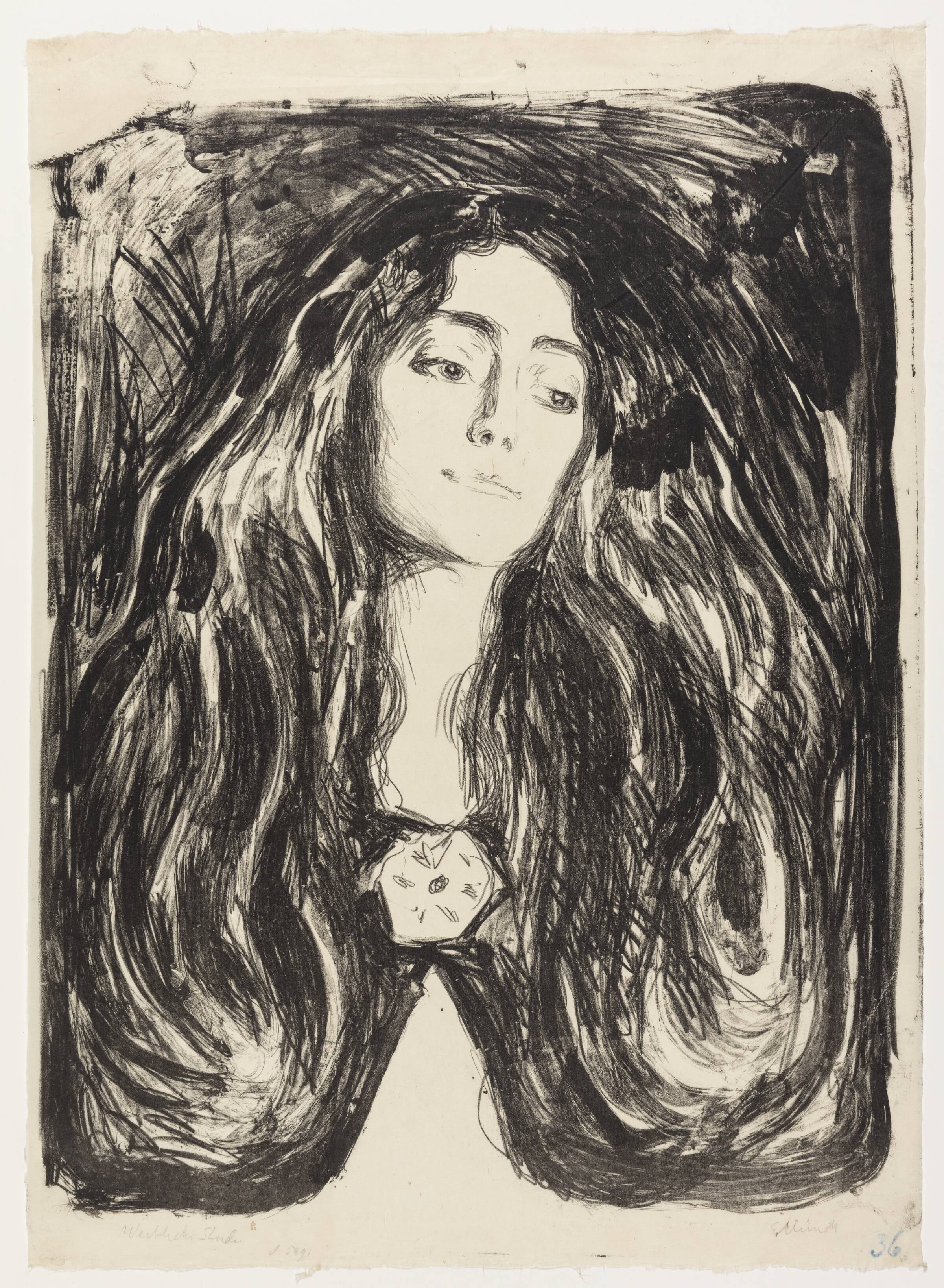 Madonna, Edvard Munch, 1903
