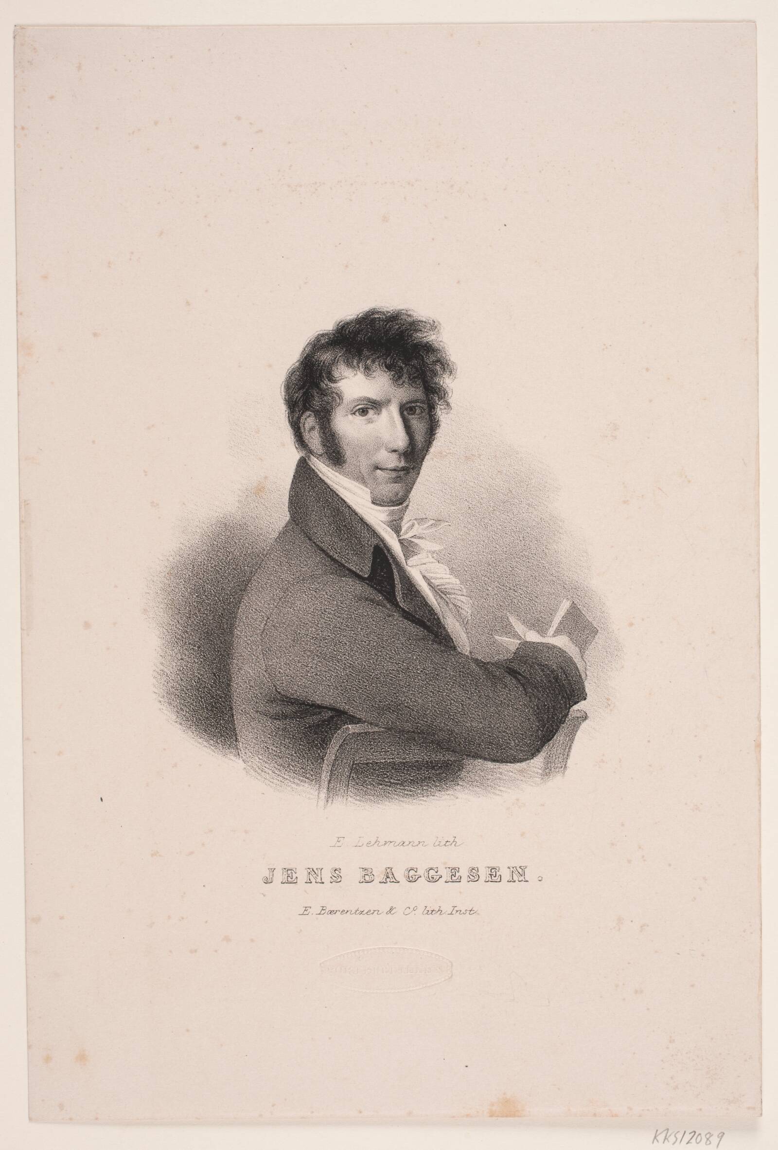 J. Baggesen, Edvard Lehmann, 1839