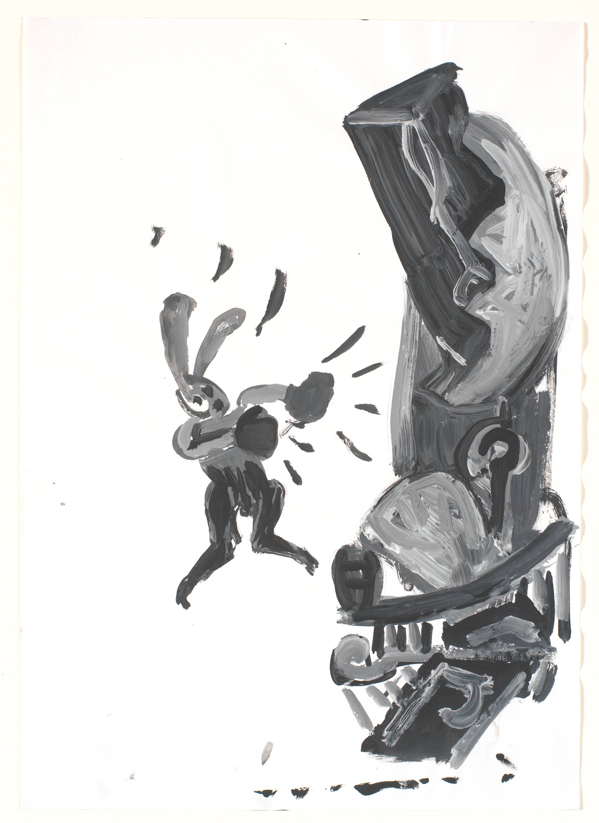 Tegning, Lars Nørgård, 1983