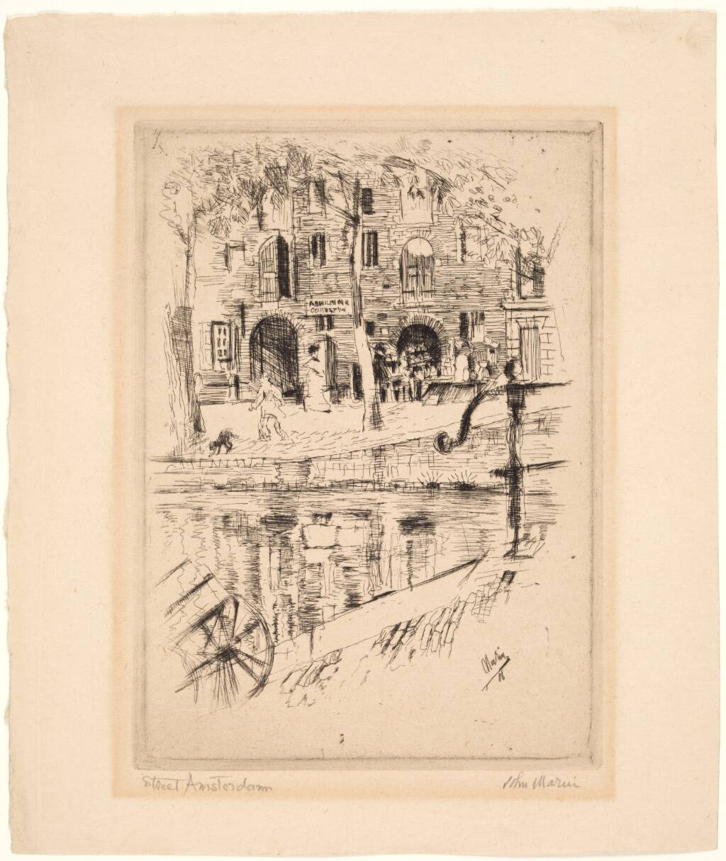 Canal, Amsterdam by John Marin