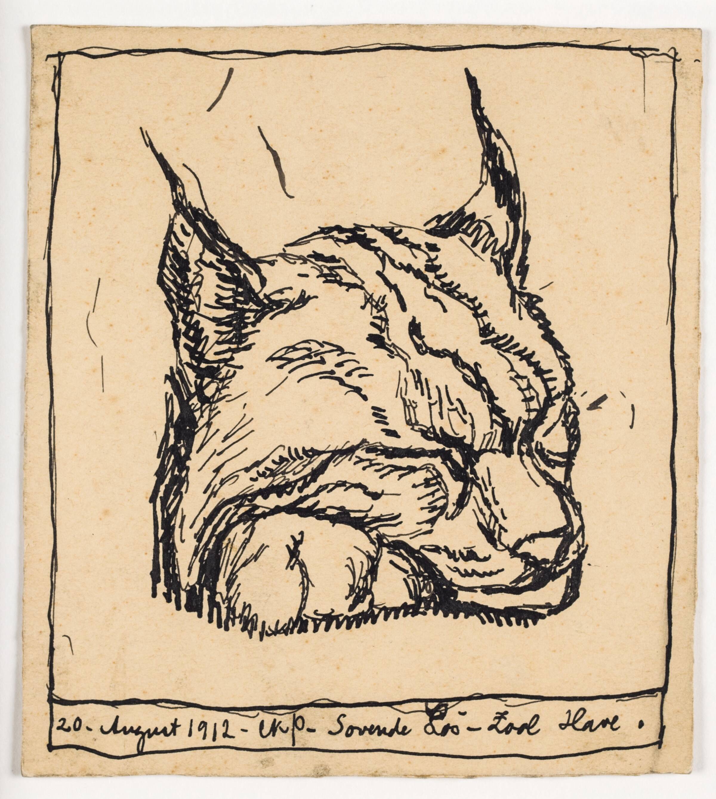 "Sovende Los", Christian Kongstad Petersen, 1912
