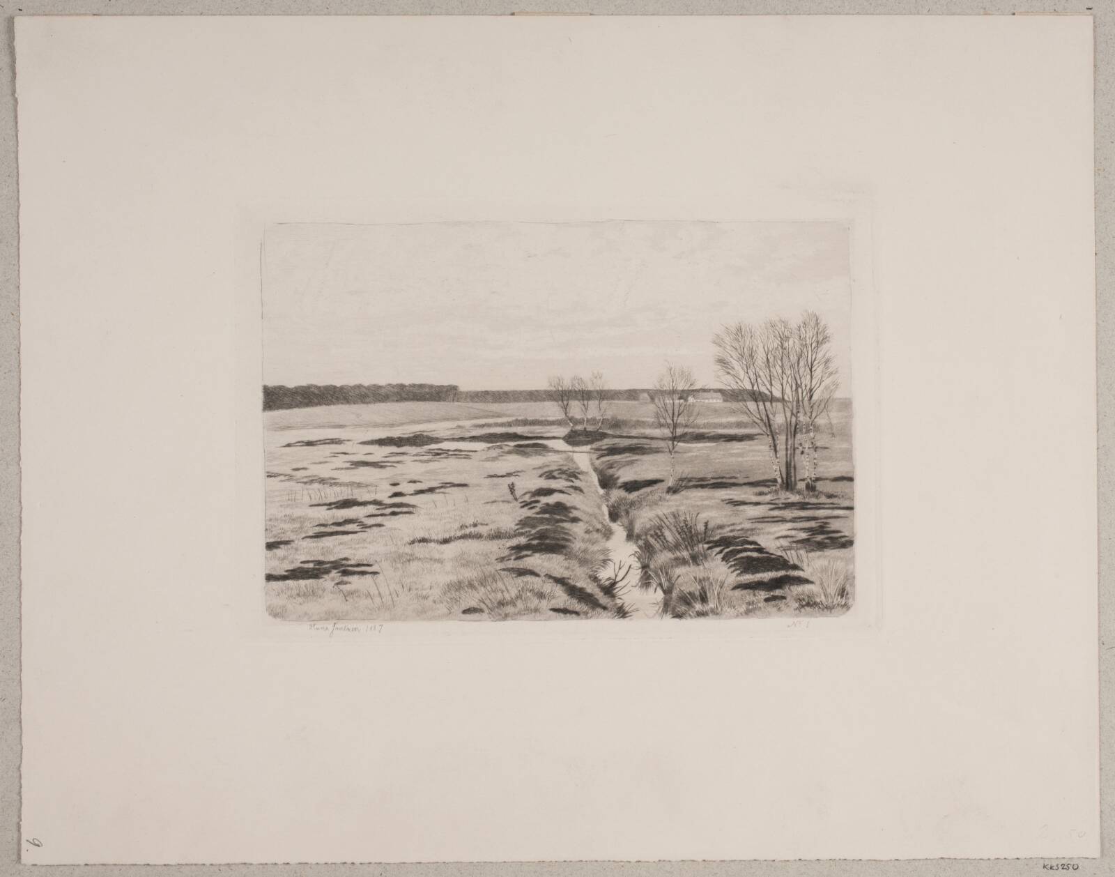 Landskab, Hans Jantzen, 1887
