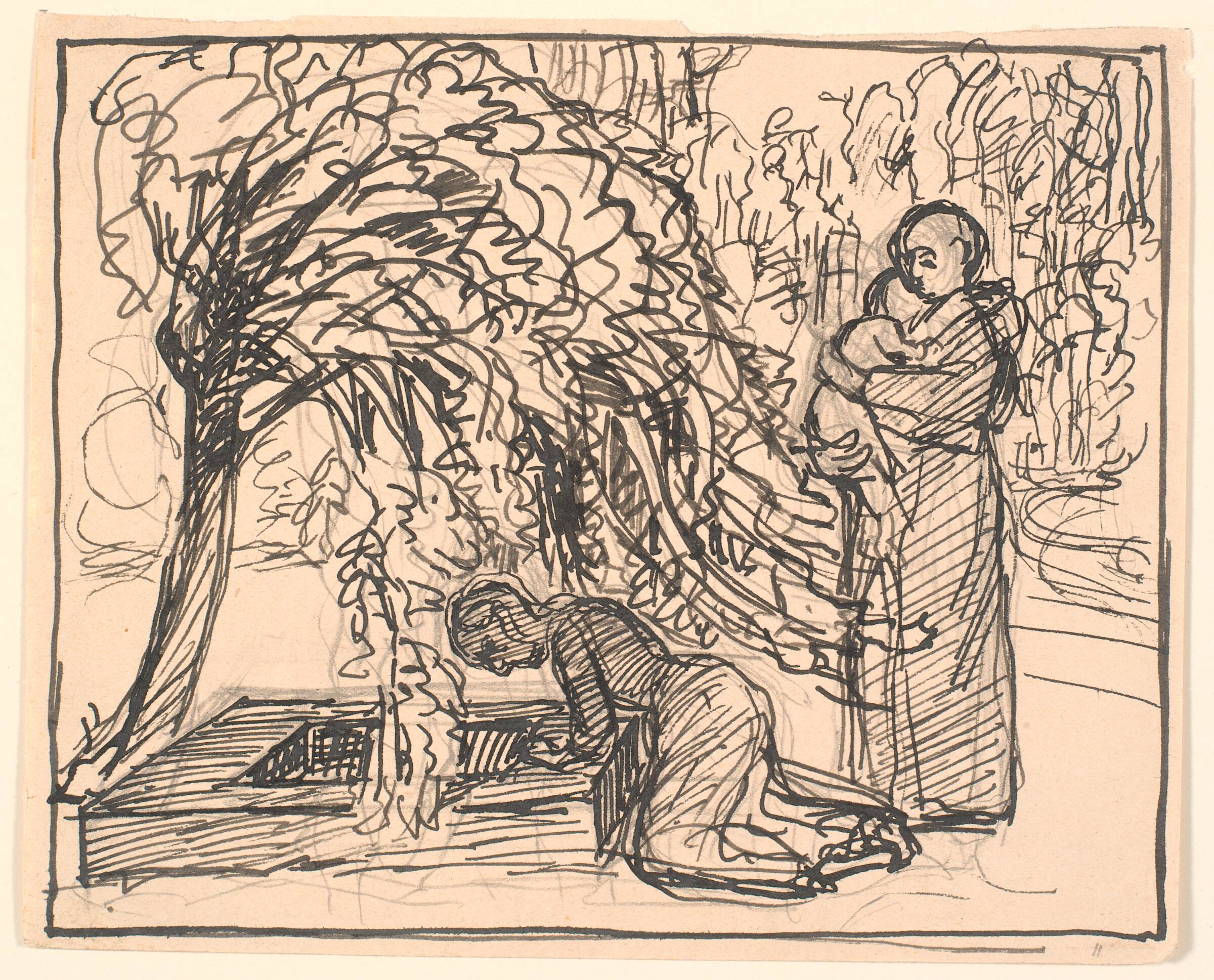 Der har du Dine Øjne, sagde Døden..., Fritz Syberg, 1895-1902
