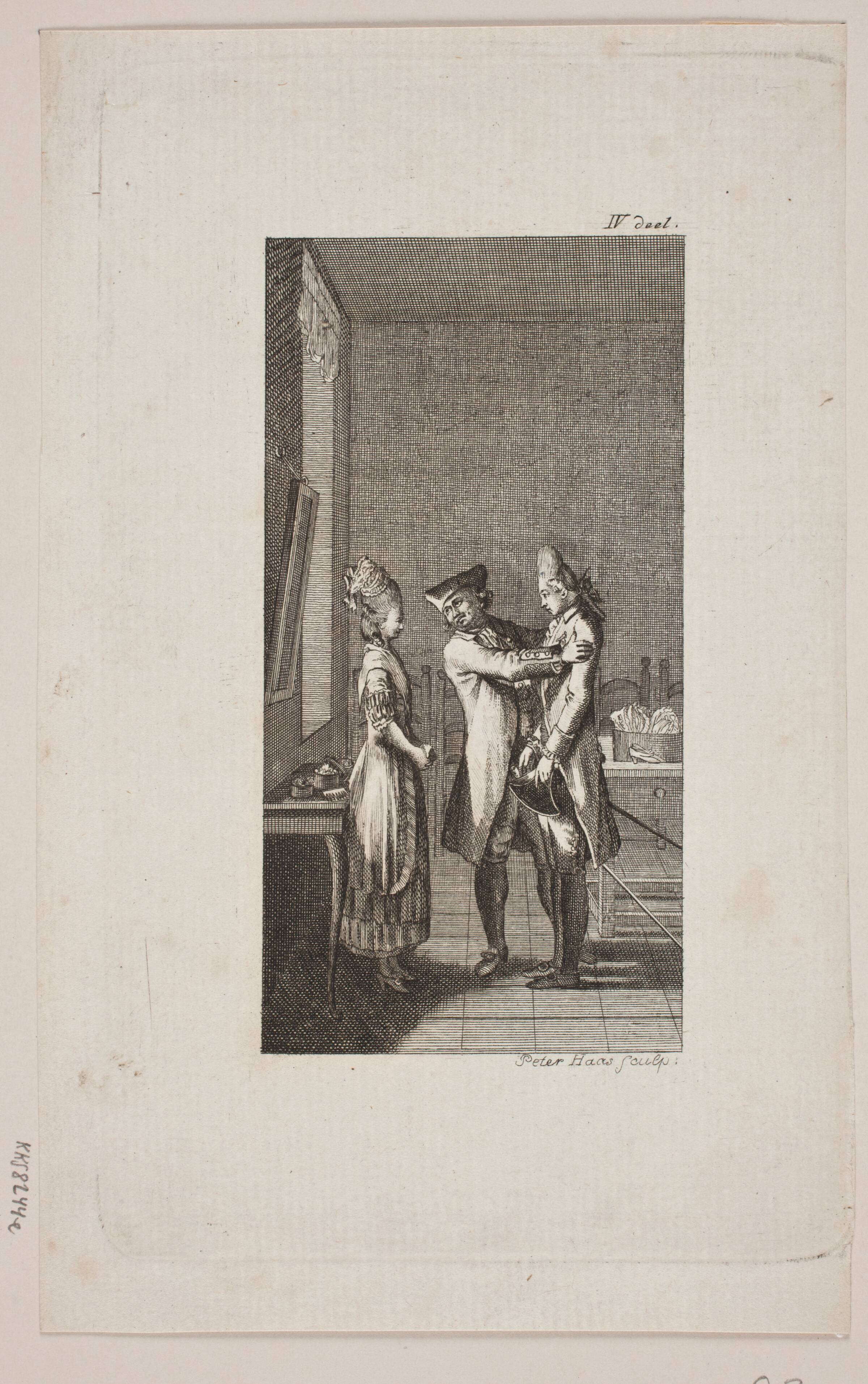 Vignet til "Sophies Reise fra Memel til Sachsen", Peter Haas, 1782