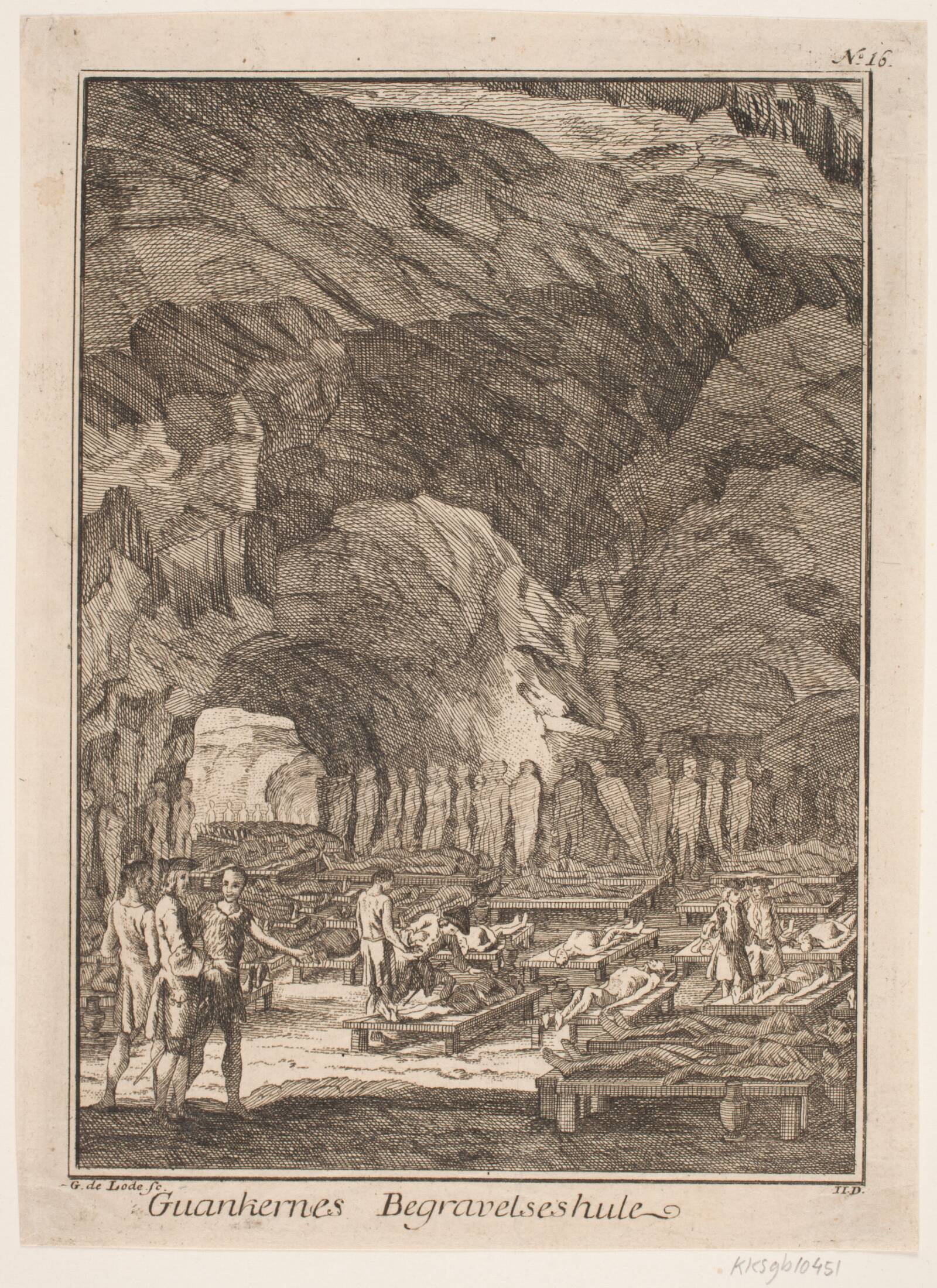 "Guankernes Begravelseshule", Gustav de Lode, 1720-1752