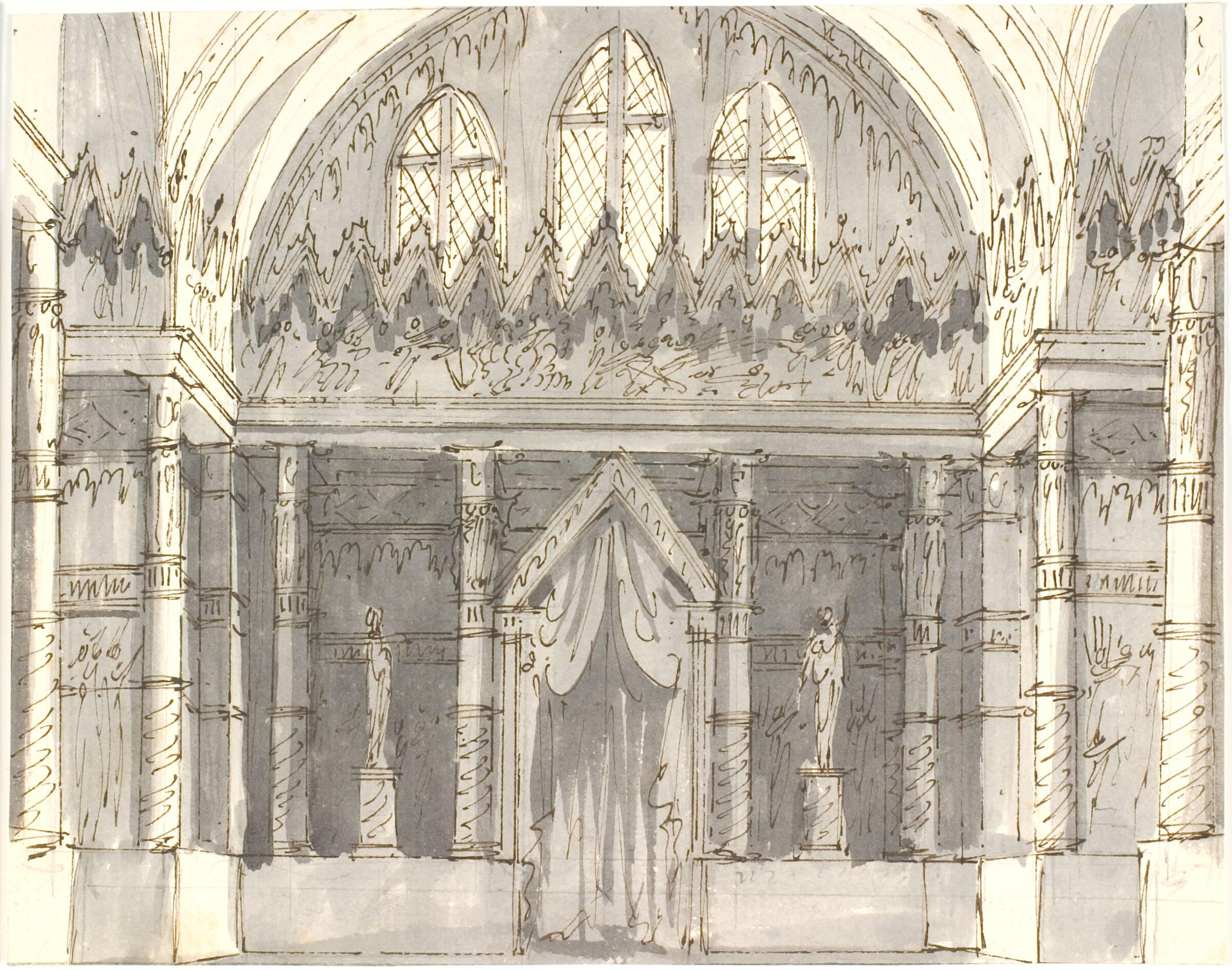 Kirkeinteriør, Aron Wallick, 1803-1809