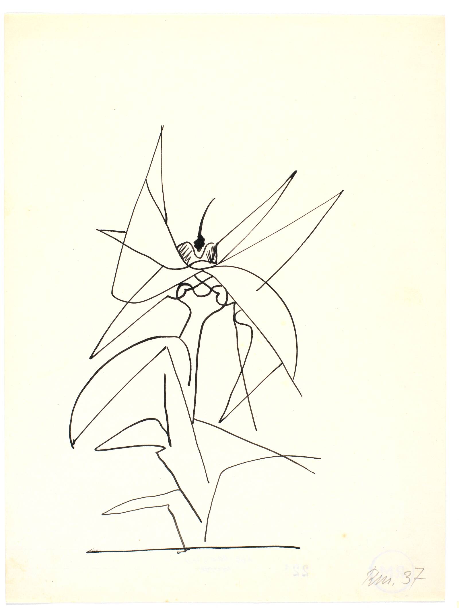 Botanisk figuration, Richard Mortensen, 1936-1938