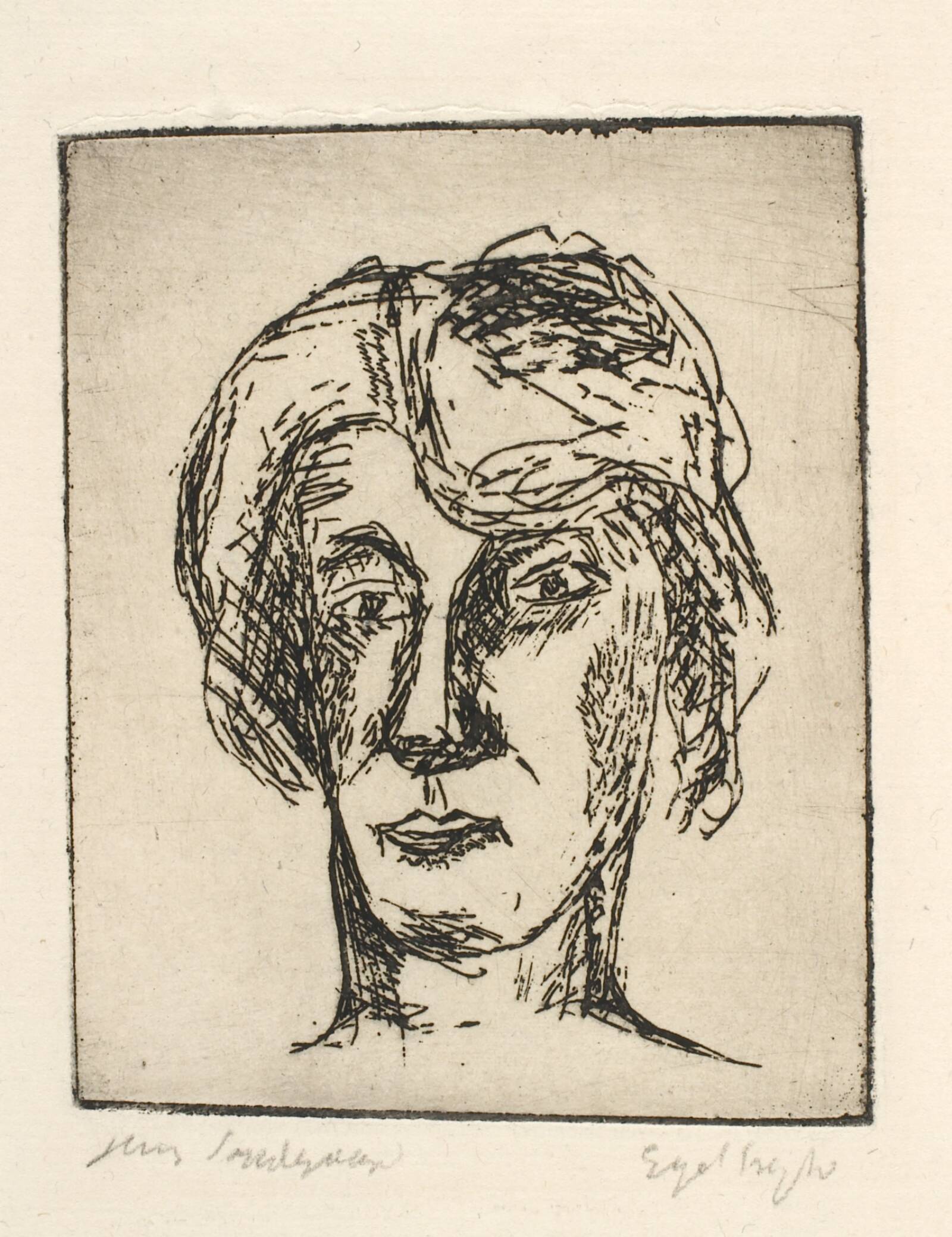 Kvindeportræt, Jens Søndergaard, 1925