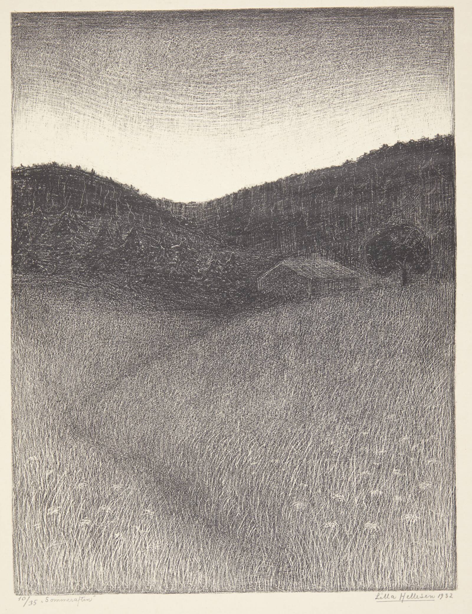 "Sommeraften", Lilla Hellesen, 1936