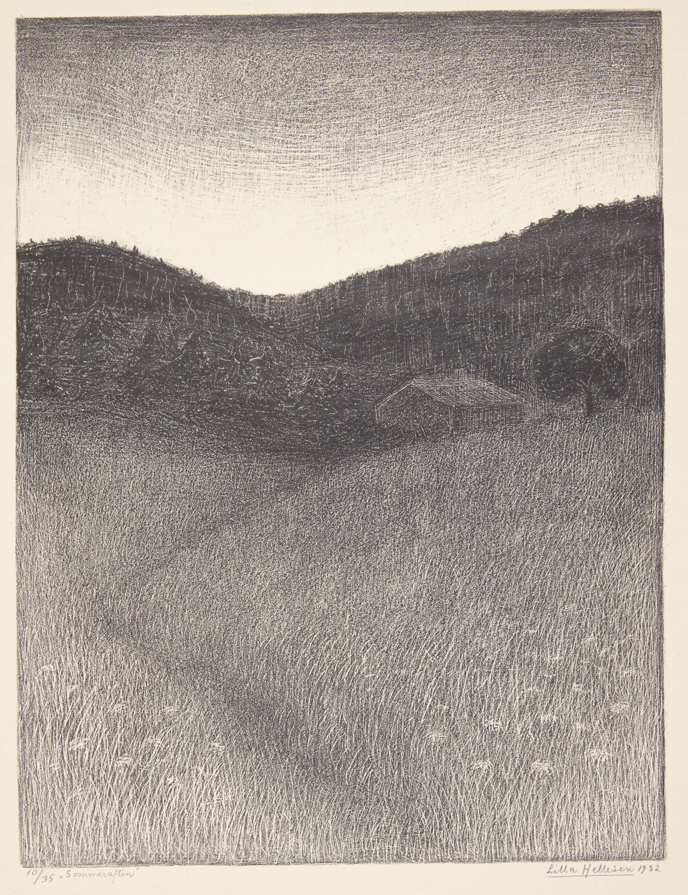 "Sommeraften", Lilla Hellesen, 1936