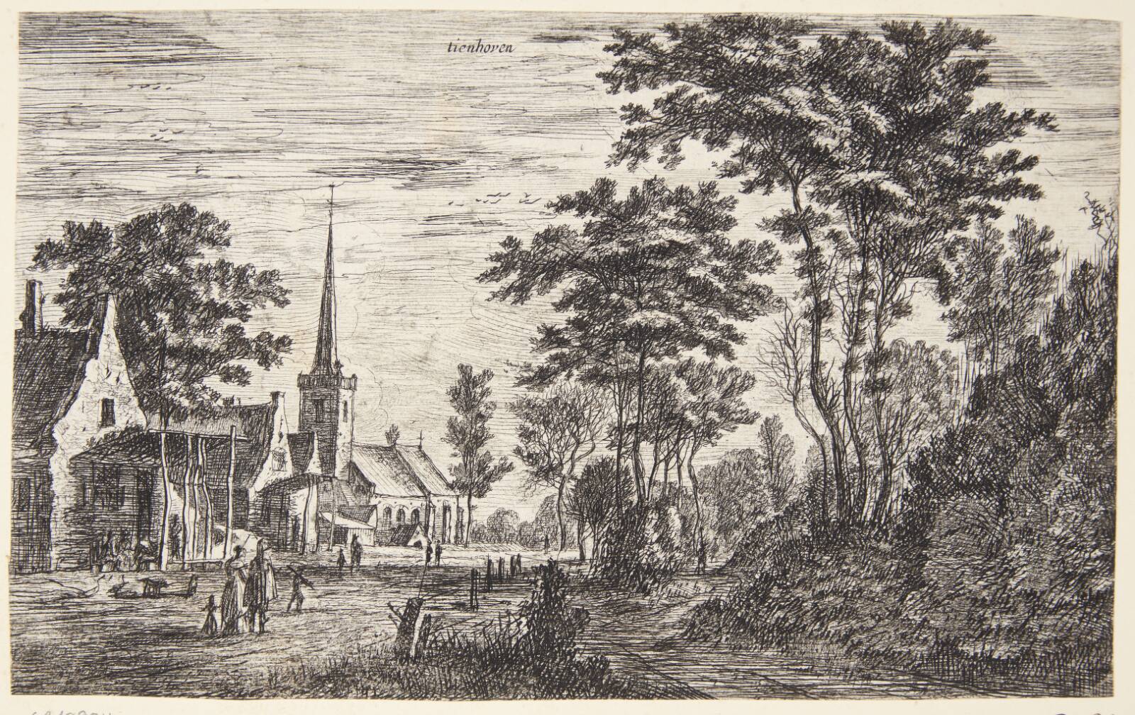 Udsigt mod Tienhoven, Roelant Roghman, 1627-1692