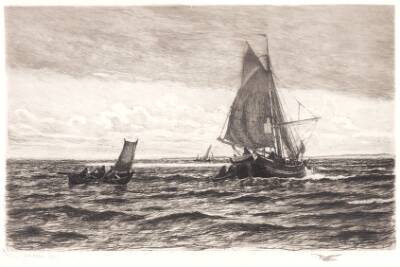 Fiskerkvase og robåde