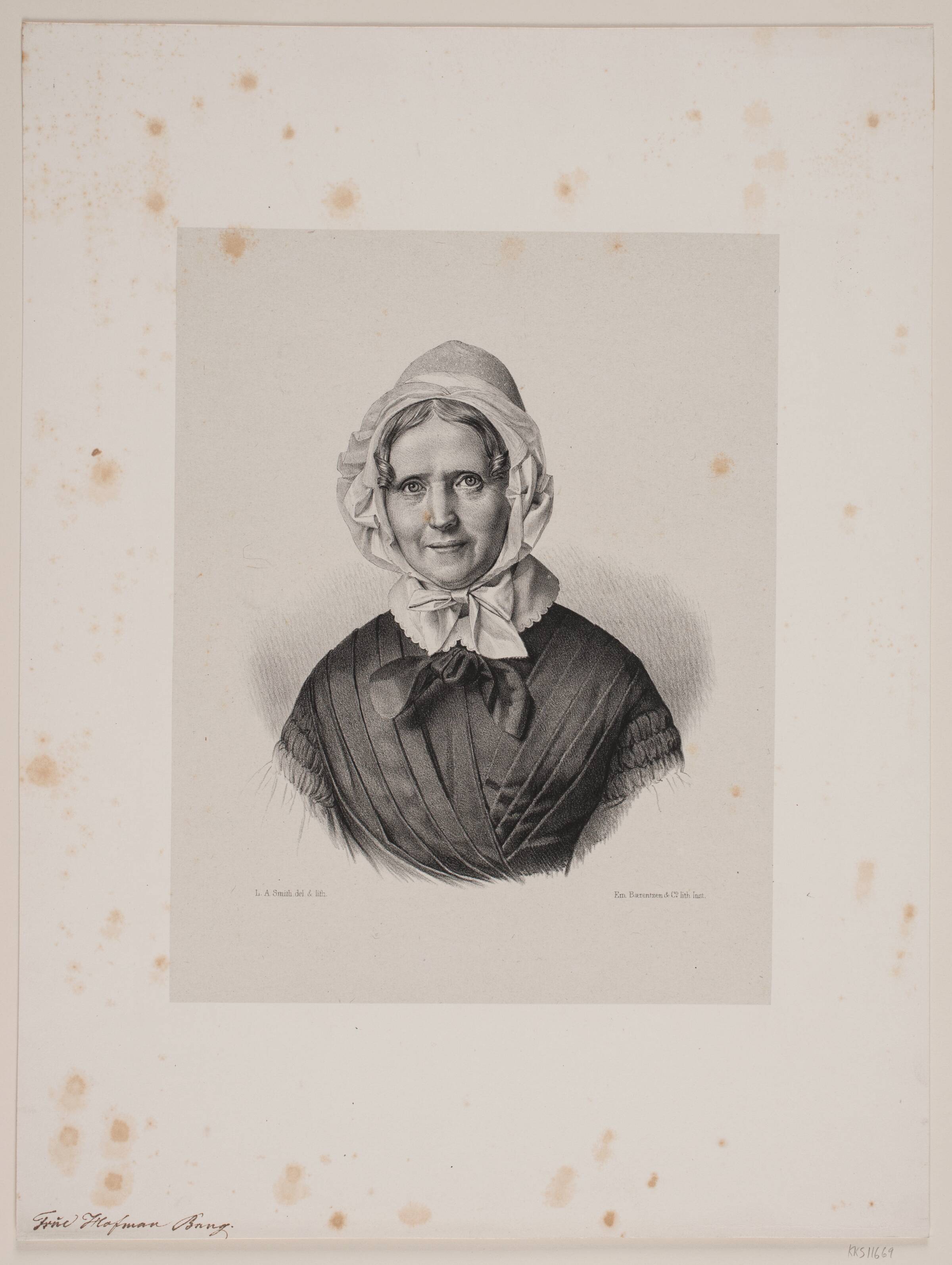 Charlotte Hofman Bang, L.A. Smith, 1856