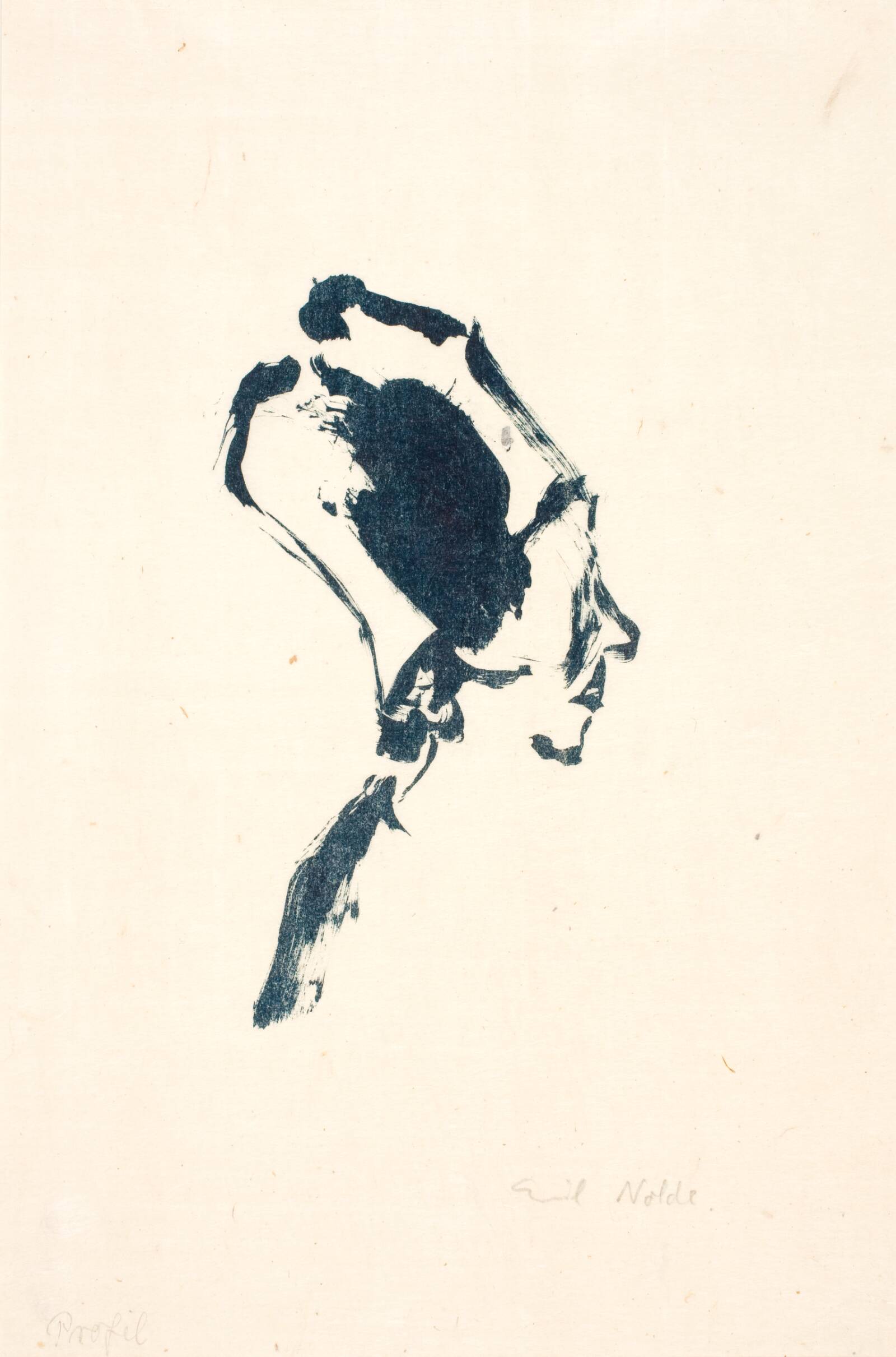 Profil III, Emil Nolde, 1911