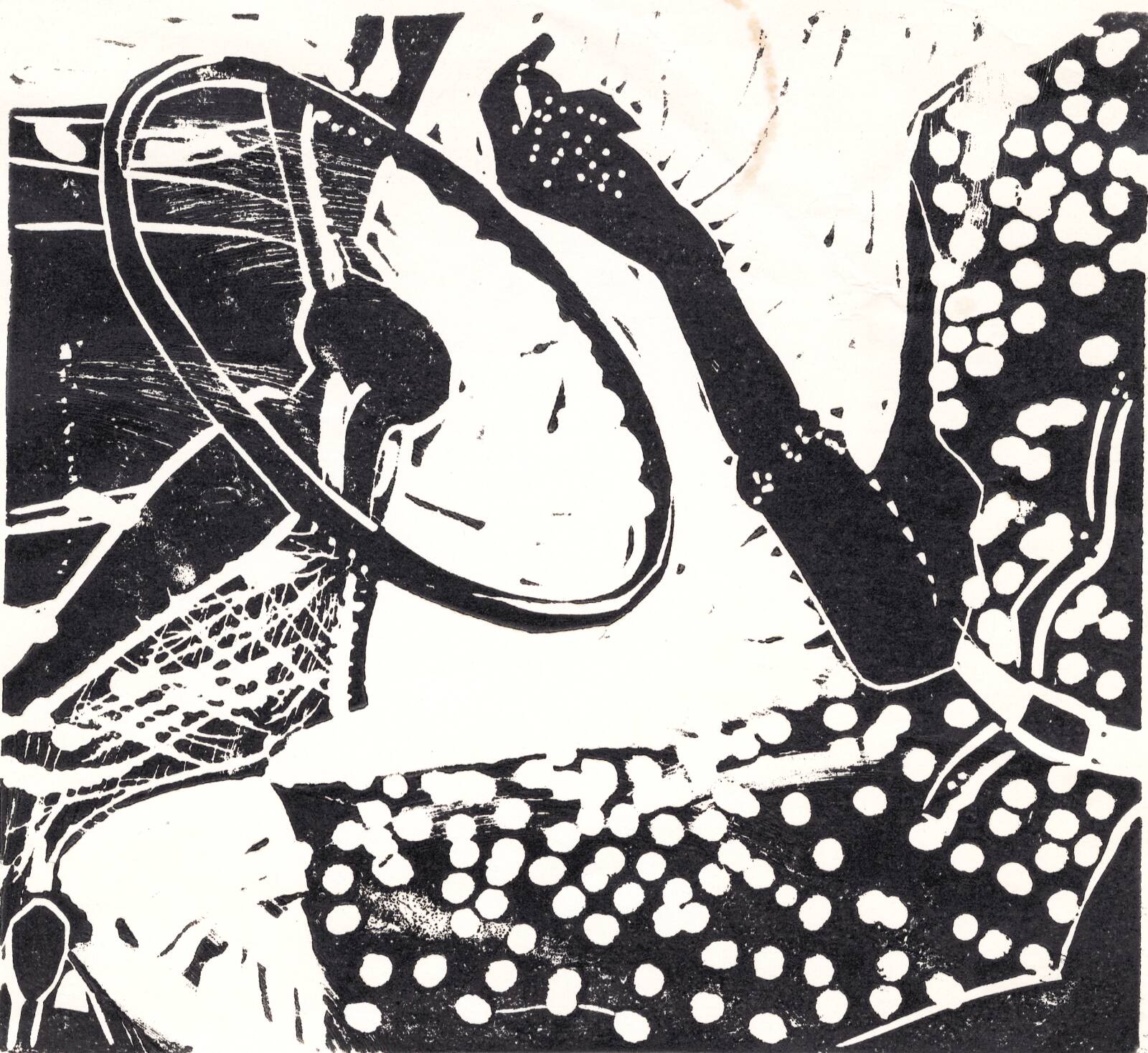 Dame i bil, Per Kirkeby, 1964