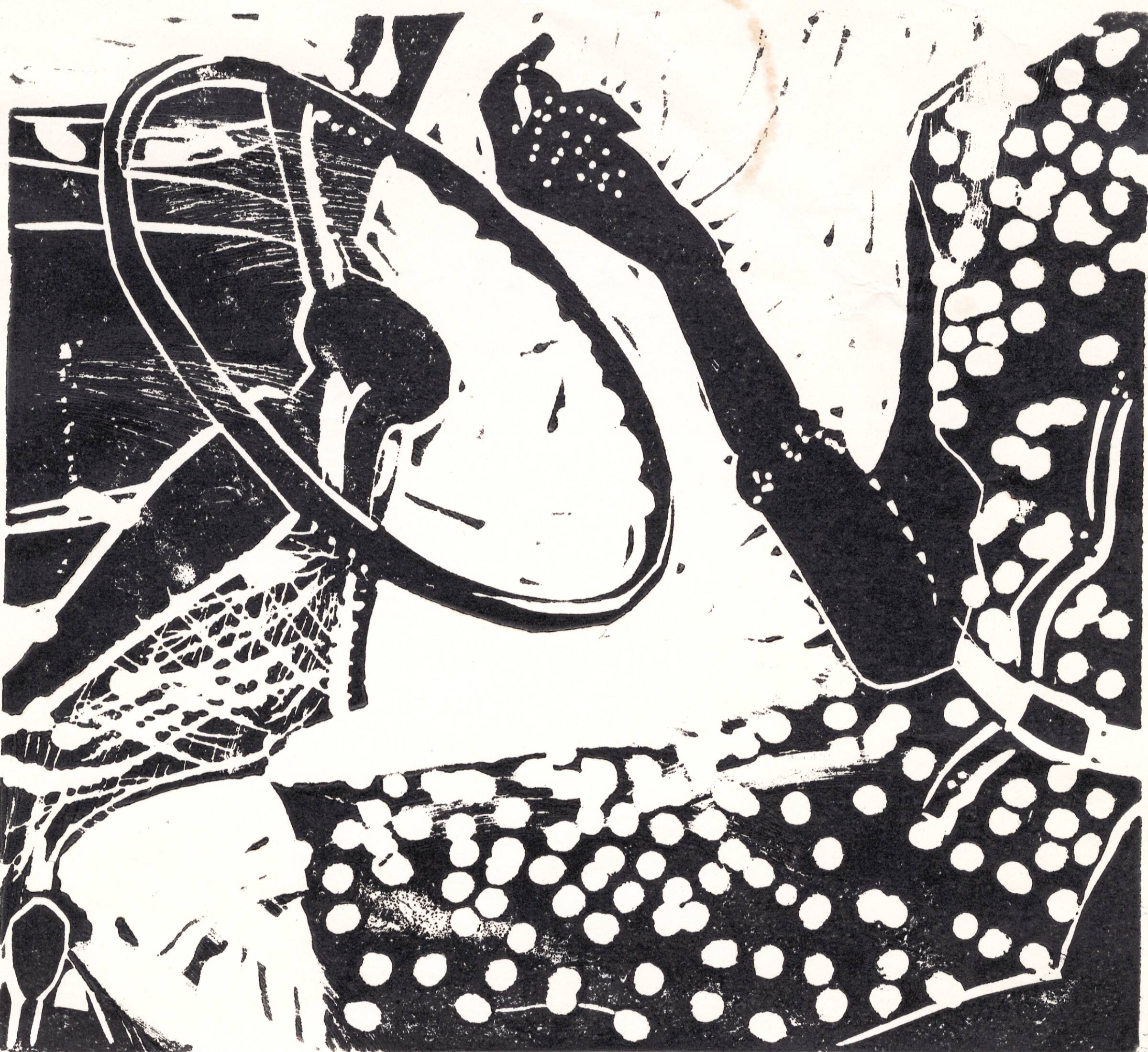 Dame i bil, Per Kirkeby, 1964