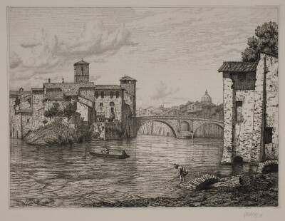 Parti ved Ponte Rotto i Rom