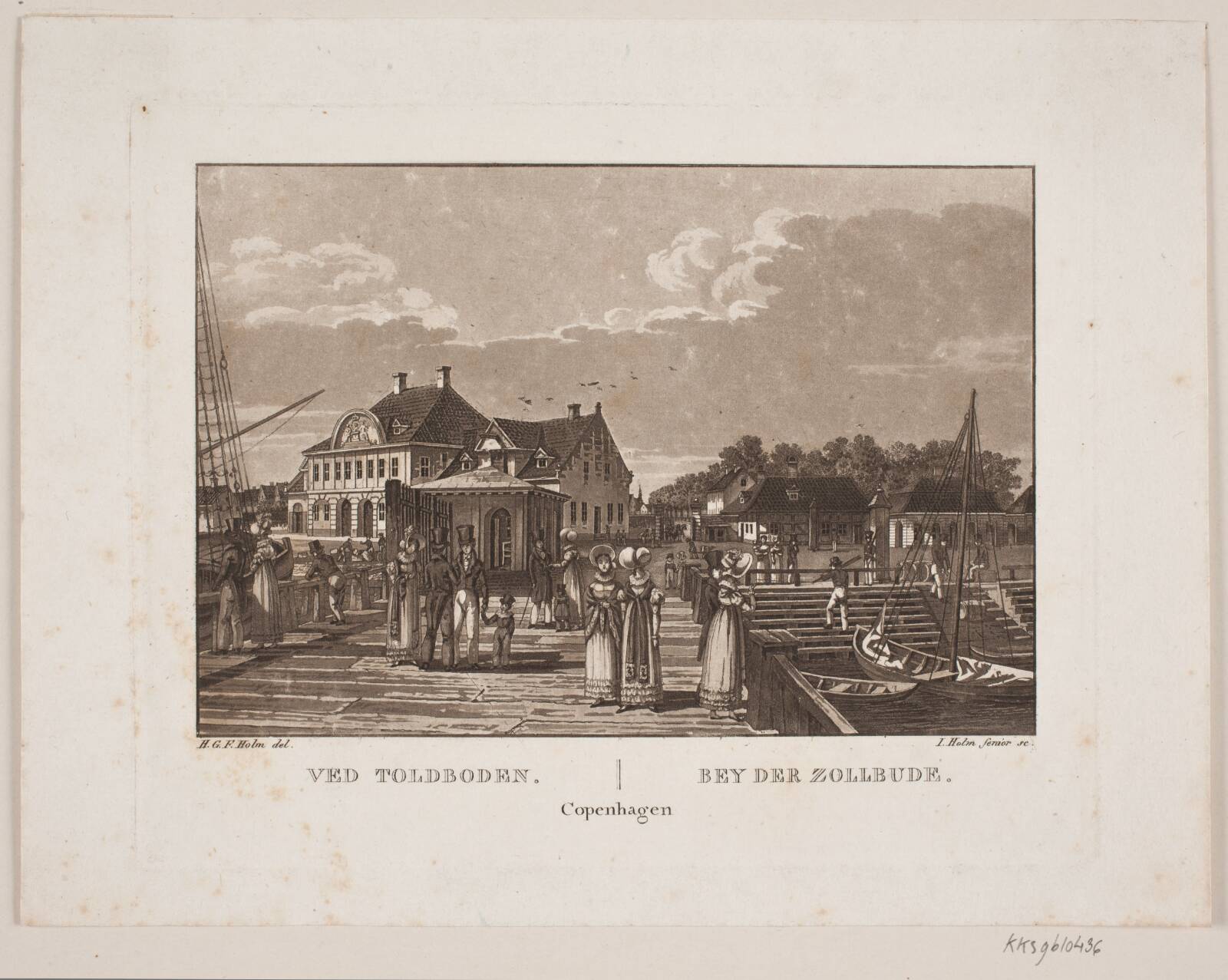 Ved Toldboden, Jens Holm, 1776-1858