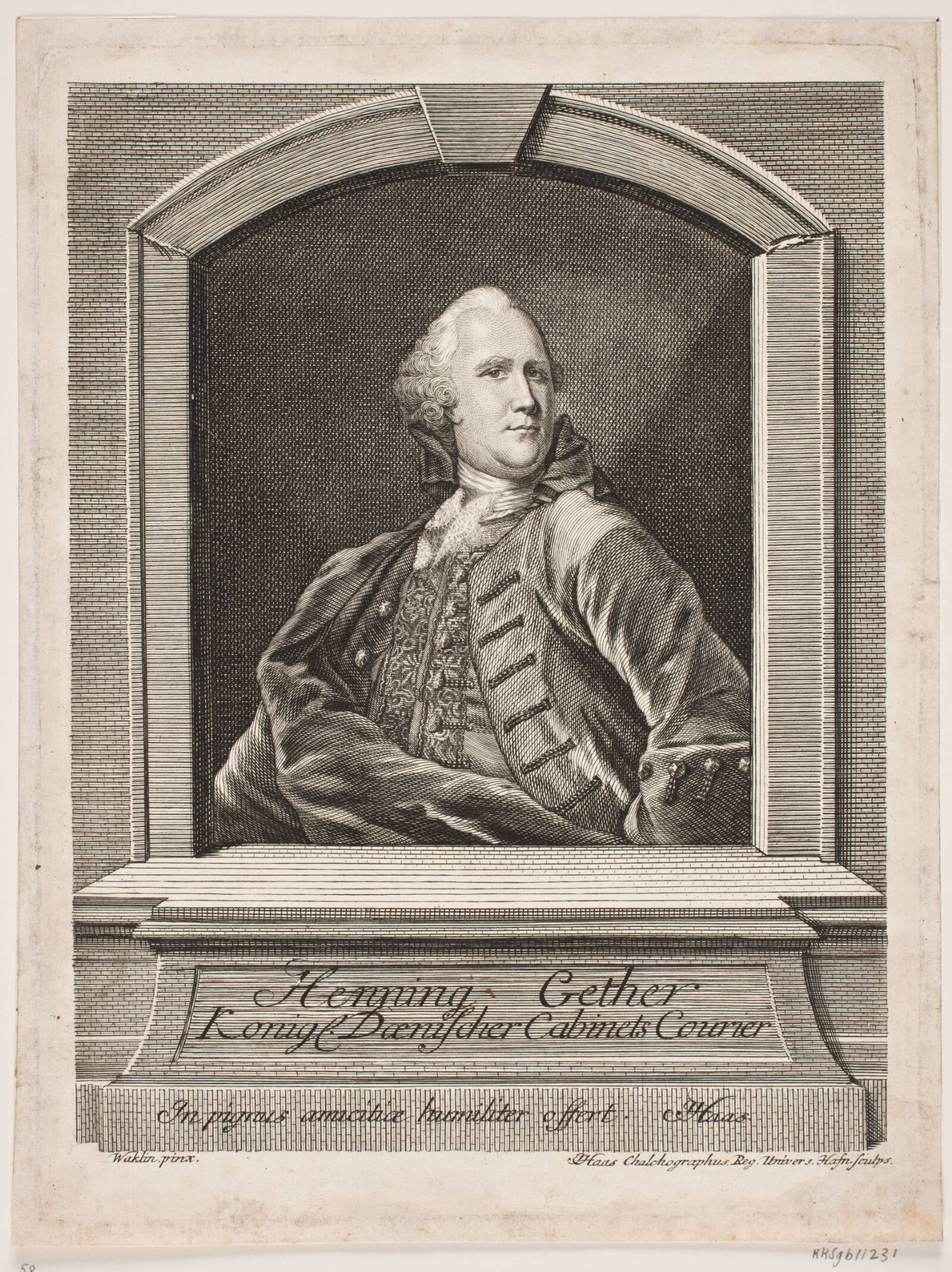 Henning Gether, Jonas Haas, 1720-1775