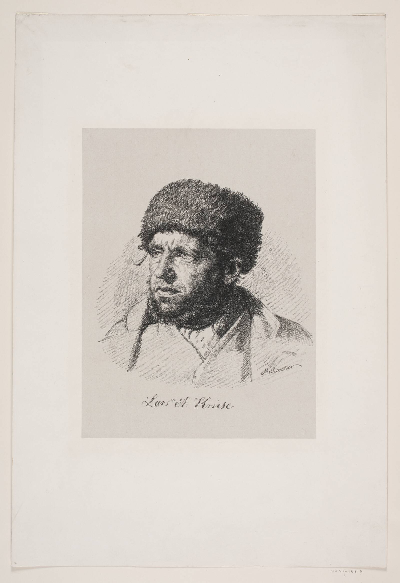 Lars A Kruse. Hoved, Michael Ancher, 1894