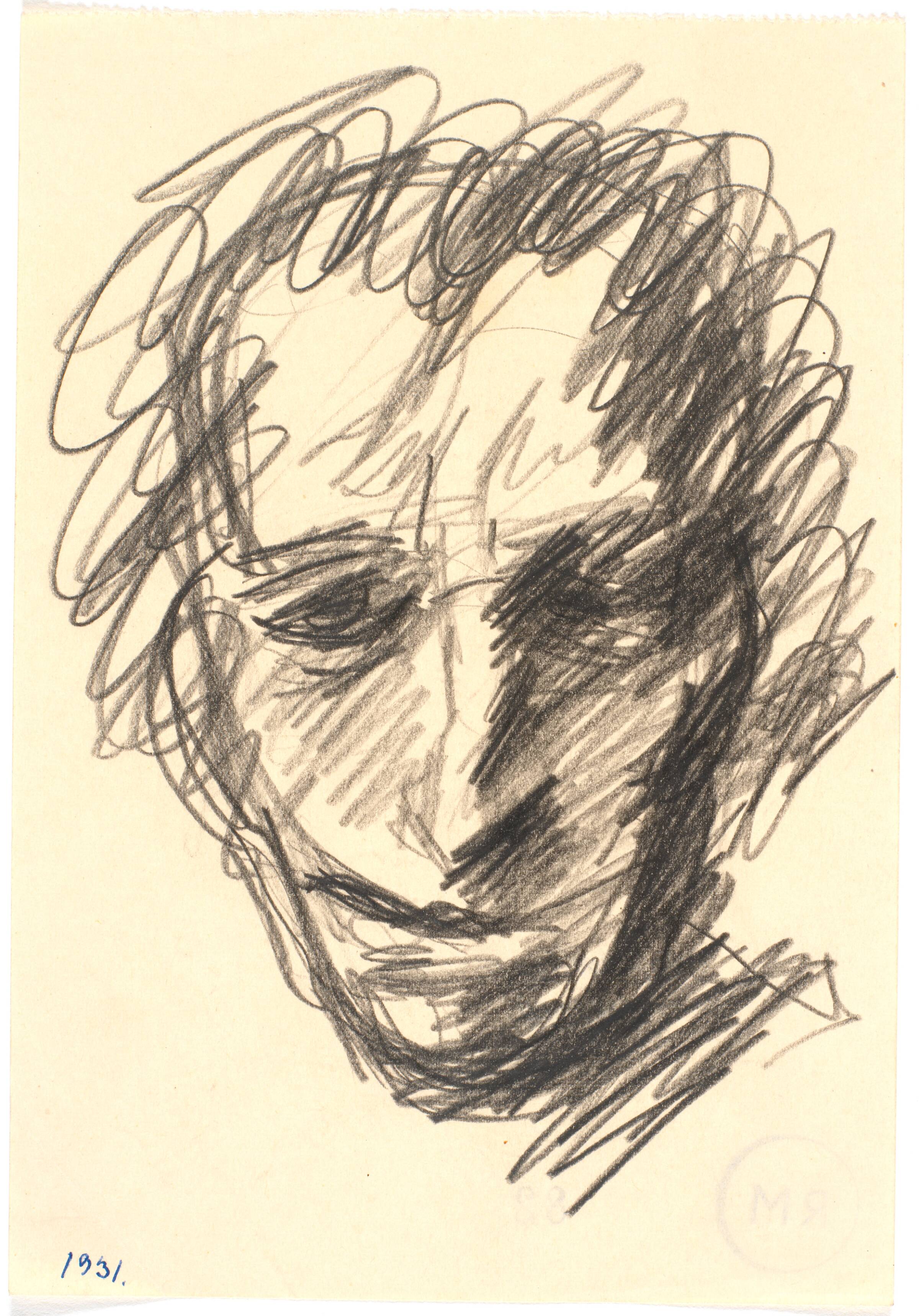 Selvportræt(?), Richard Mortensen, 1931